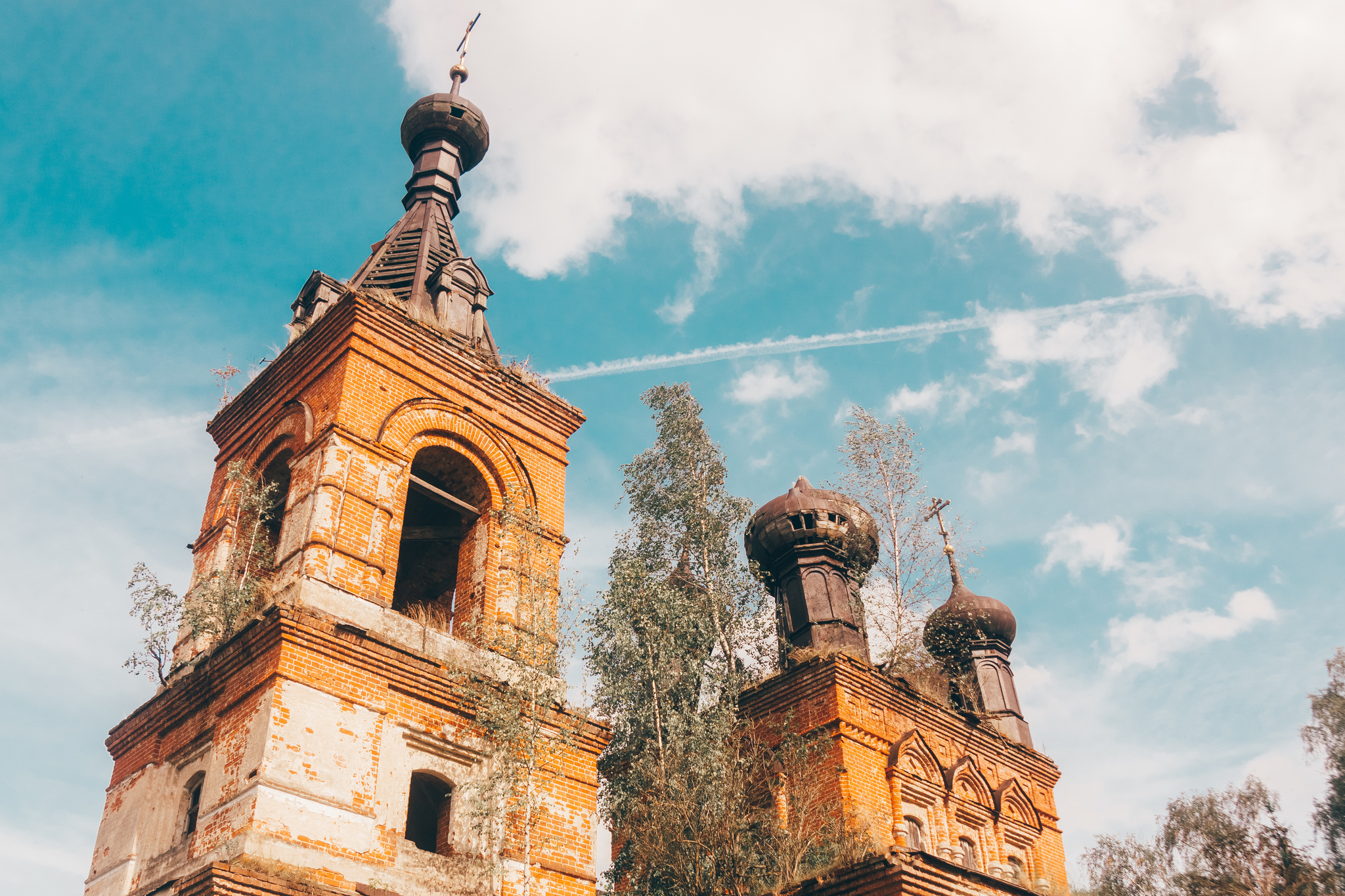 Two abandoned churches in the Tver region - My, The photo, Church, Abandoned, Tver region, Temple, Longpost, Video