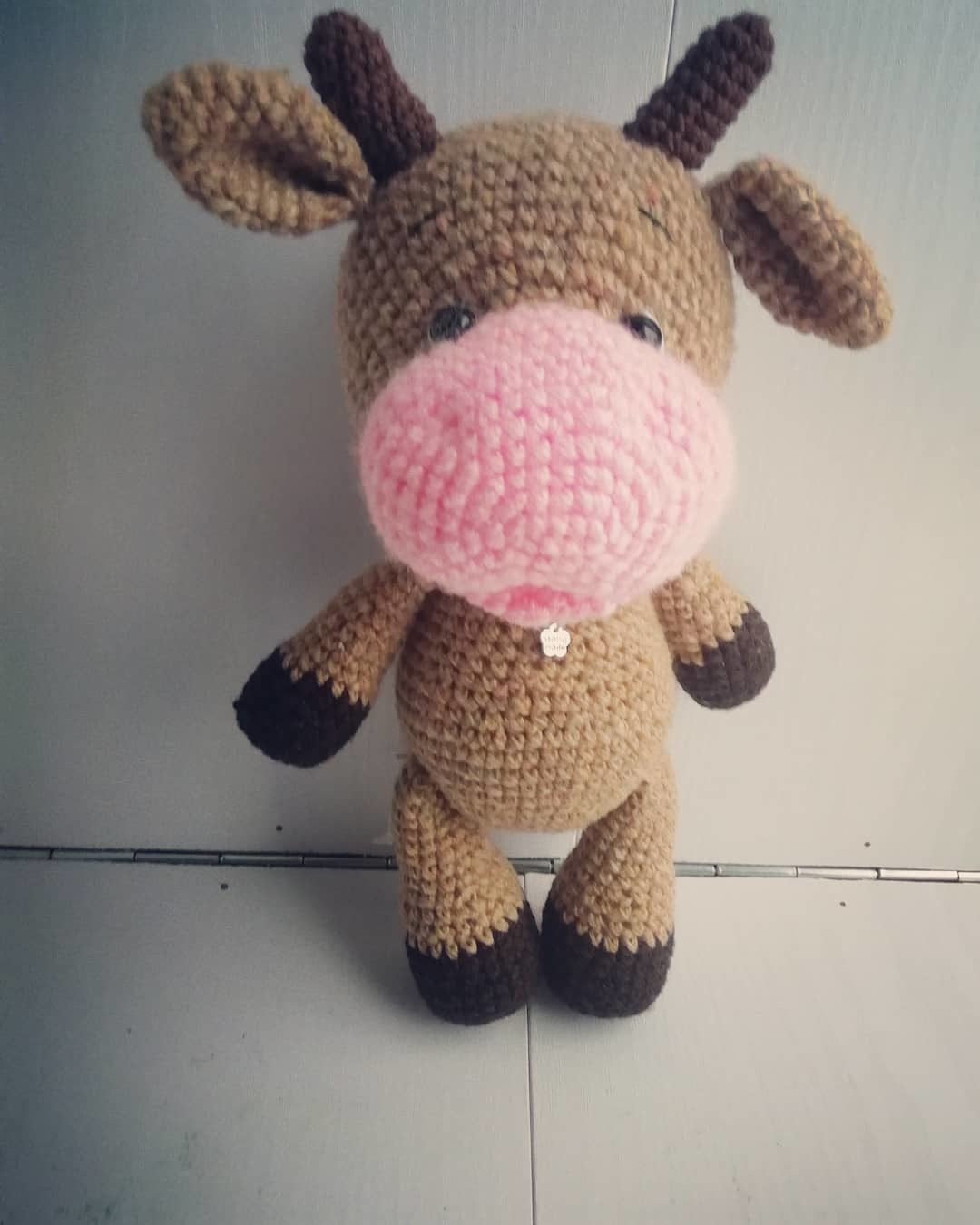 Symbol of 2021 - My, Toys, Handmade, Needlework without process, Hobby, Work, Symbols and symbols, New Year, Bull, Longpost