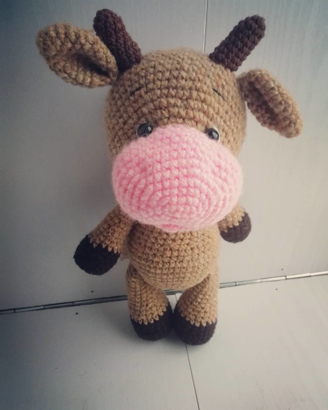 Symbol of 2021 - My, Toys, Handmade, Needlework without process, Hobby, Work, Symbols and symbols, New Year, Bull, Longpost