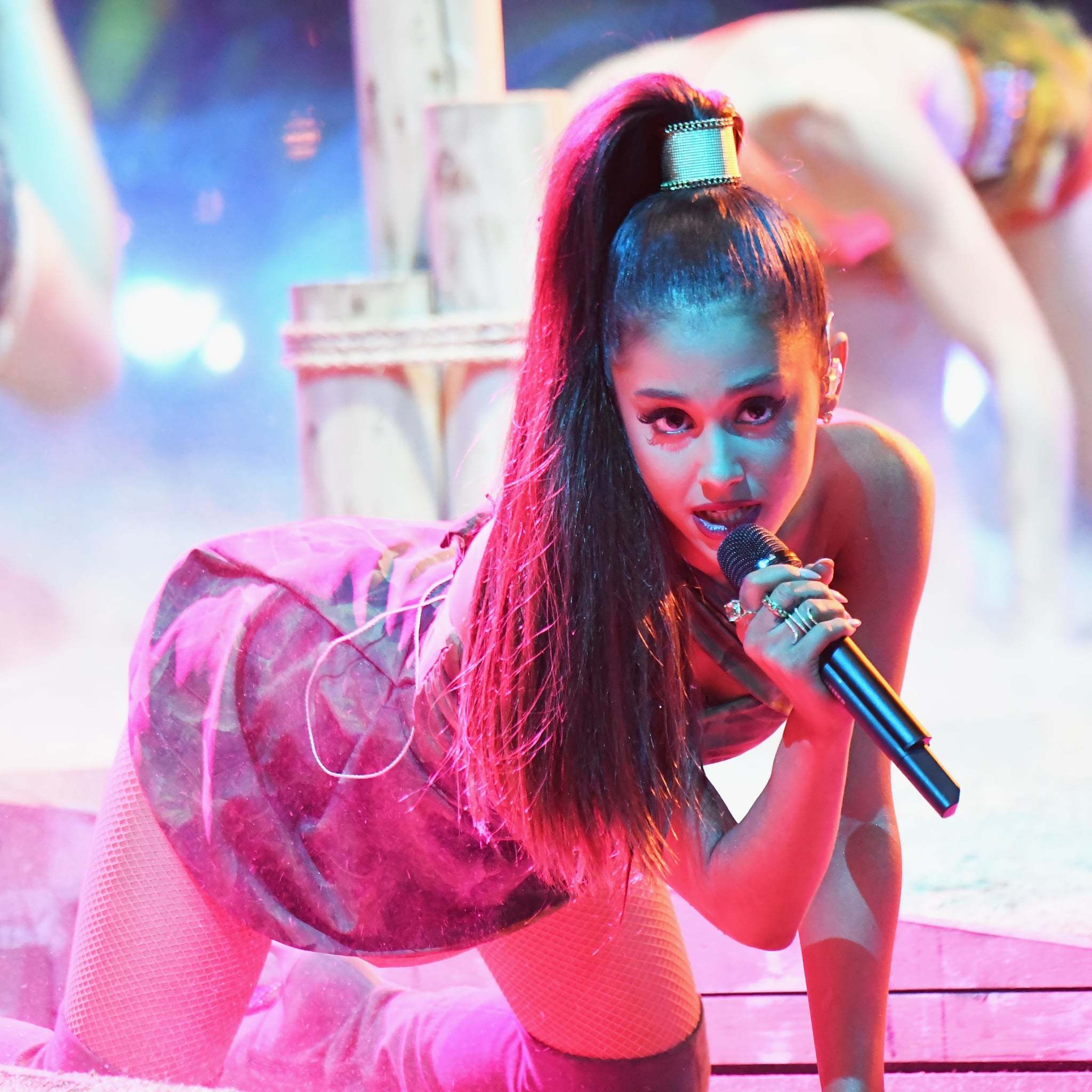 Sweetener candy Ariana Grande. Photo and GIF post - NSFW, Ariana Grande, The singers, Girls, Underwear, Booty, sweet girl, Erotic, GIF, Longpost