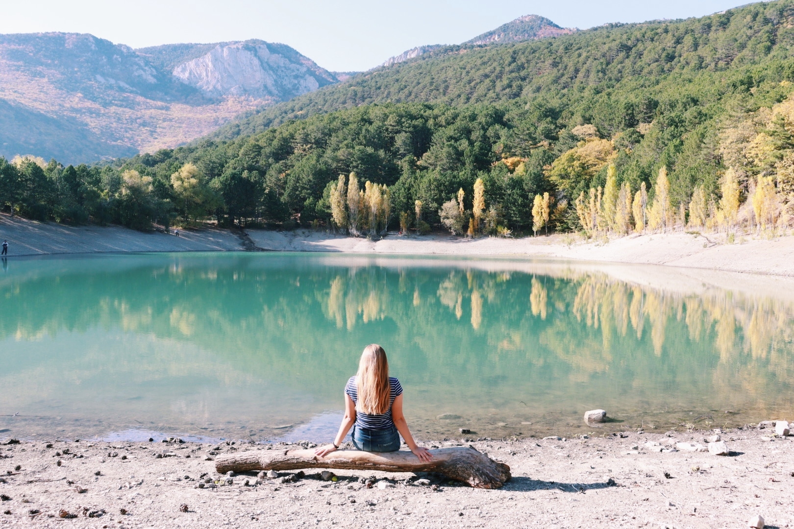 Turquoise Lake. Crimea - My, Crimea, Walk, Longpost