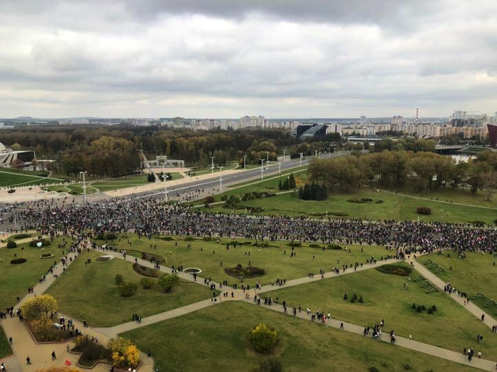 the 25th of October. Protests in Belarus - the day before the “People's Ultimatum” - Republic of Belarus, Protests in Belarus, Politics, Minsk, Video, Longpost