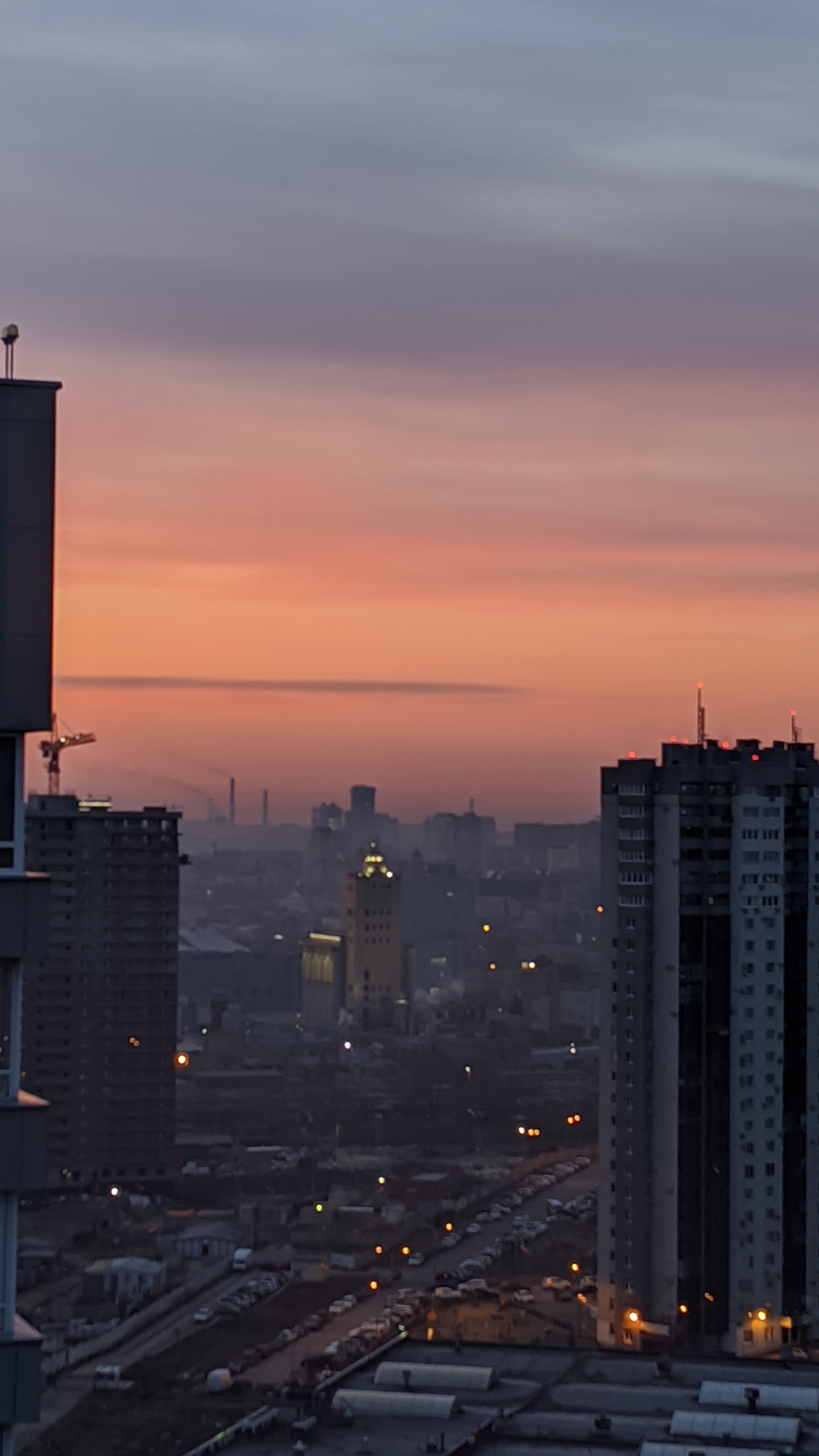 Reply to the post “Life on the 23rd Floor” - My, Height, Sunset, The photo, Chelyabinsk region, Chelyabinsk, Reply to post, Longpost