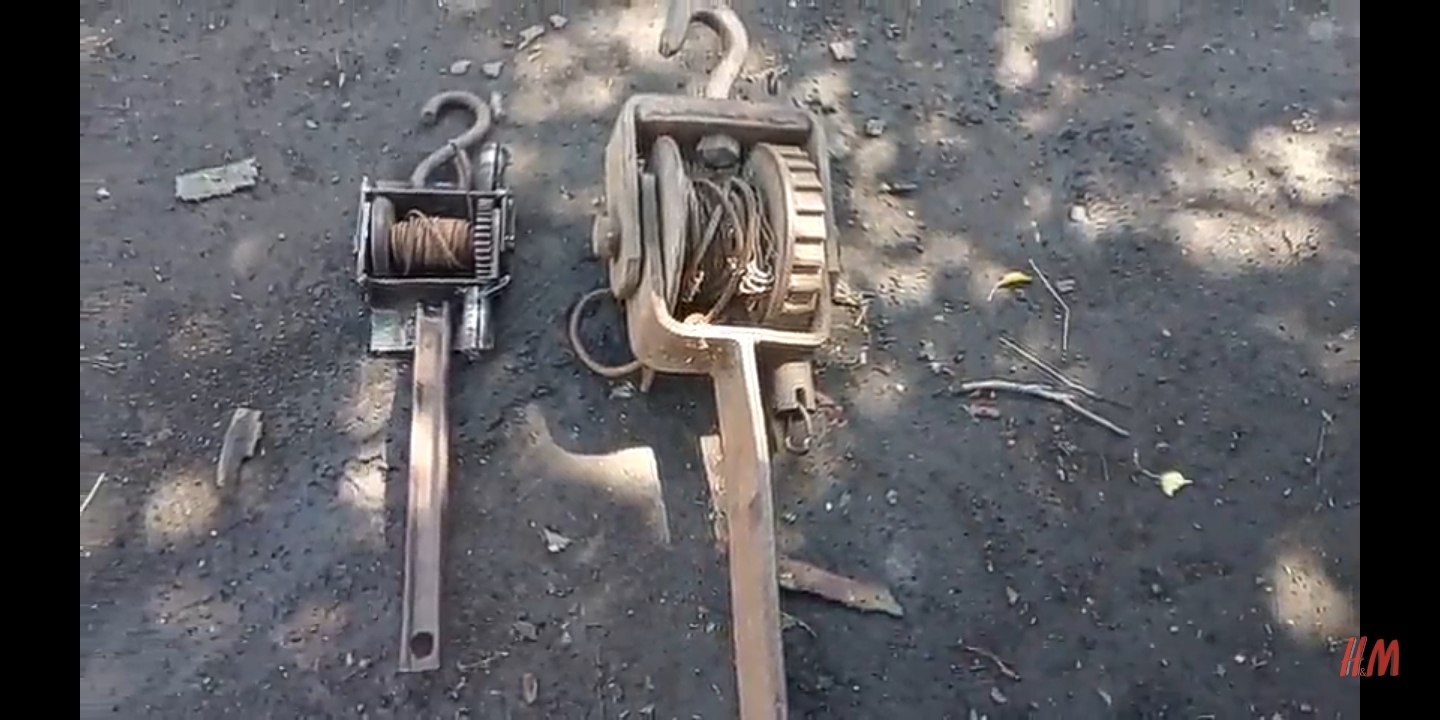 Small do-it-yourself winch for 1 ton - My, How to make, With your own hands, Video, Longpost