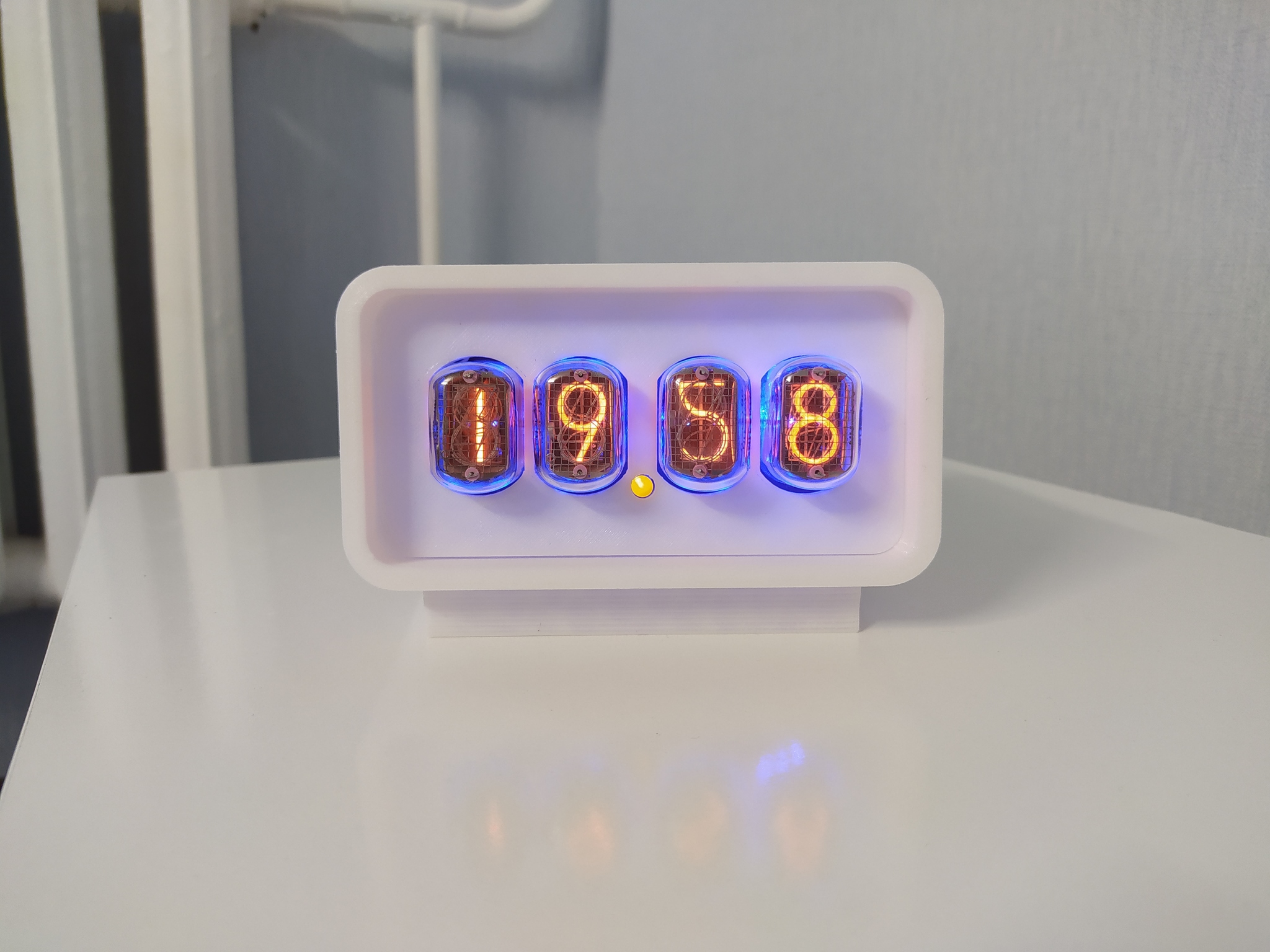 Clock on gas-discharge indicators - My, Clock, Homemade, Electronics, Gas discharge indicators, Nixie clock, Longpost