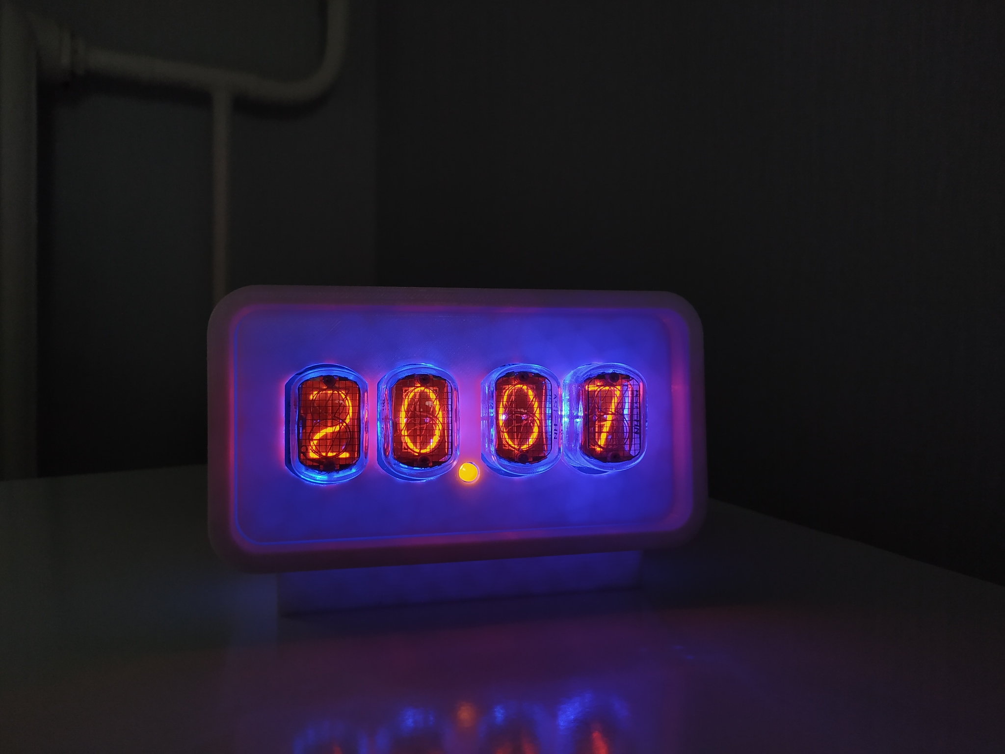 Clock on gas-discharge indicators - My, Clock, Homemade, Electronics, Gas discharge indicators, Nixie clock, Longpost