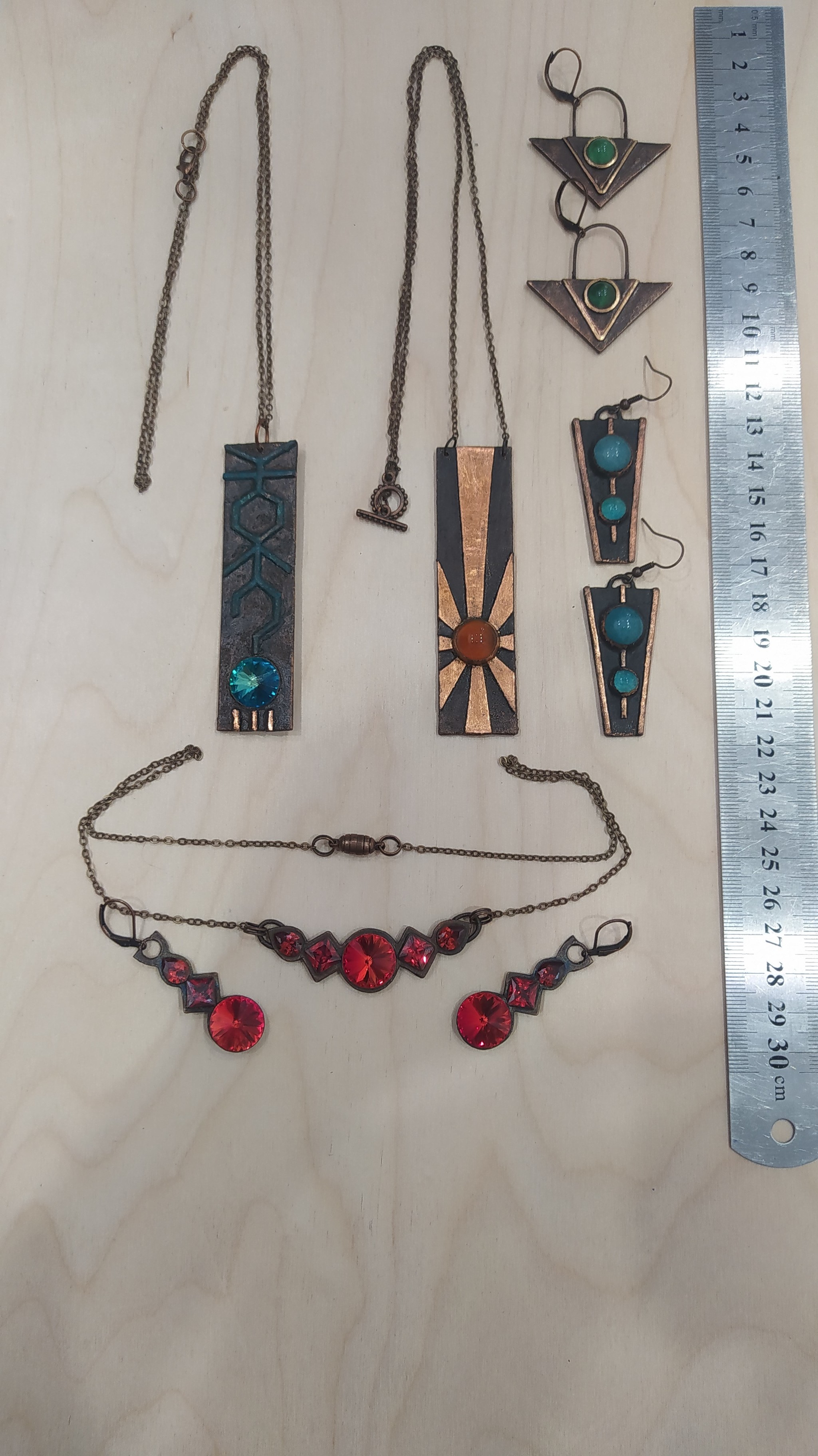 Reply to the post “Experiments with electroplating” - My, Electroplating, With your own hands, Handmade, Copper, Needlework without process, A rock, Jewelcrafting, Beads, Beads, Needlework, Polymer clay, Reply to post, Longpost