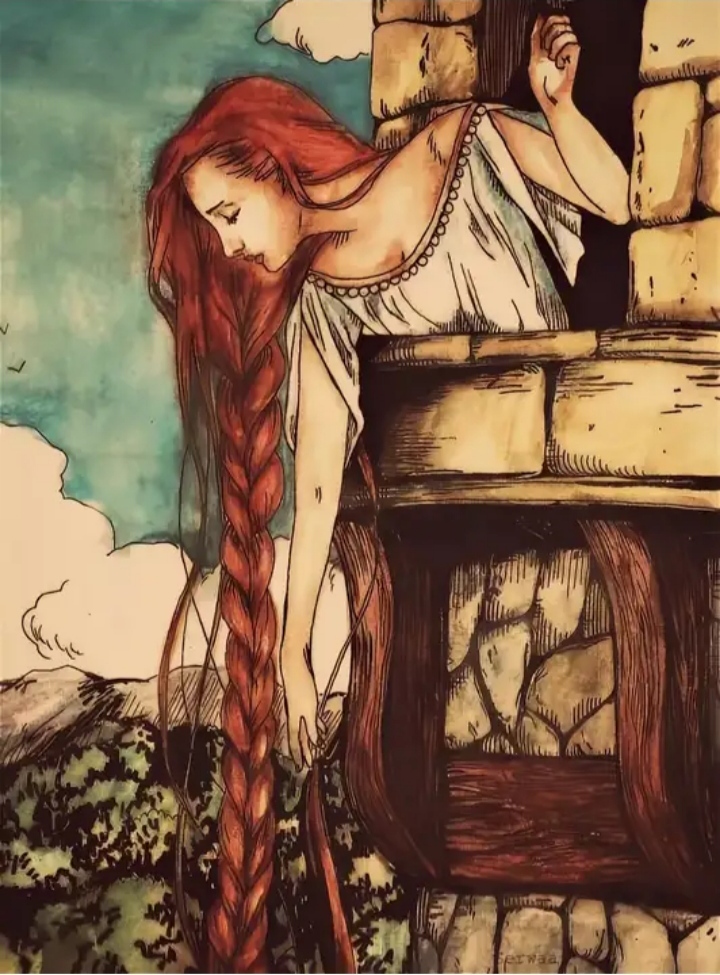 Continuation of the post “Analysis of famous fairy tales and their literary overlap with other works. Part one - Story, Mythology, Ancient greek mythology, Rapunzel, Saint Barbara, Reply to post, Longpost