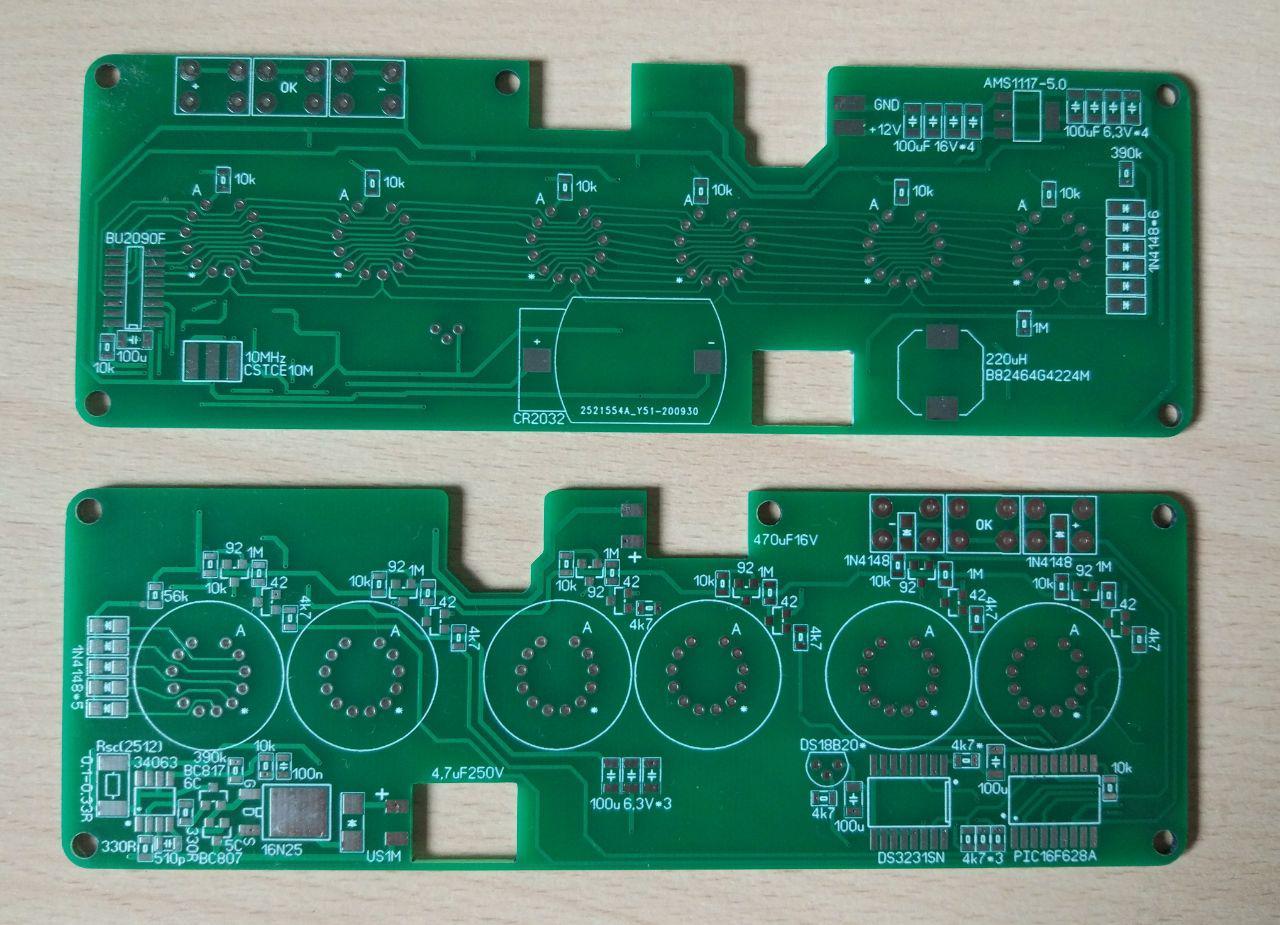 A short post about assembling a tube clock on IN-8-2 - My, Homemade, With your own hands, Needlework with process, Presents, Clock, Wood, Electronics, Longpost