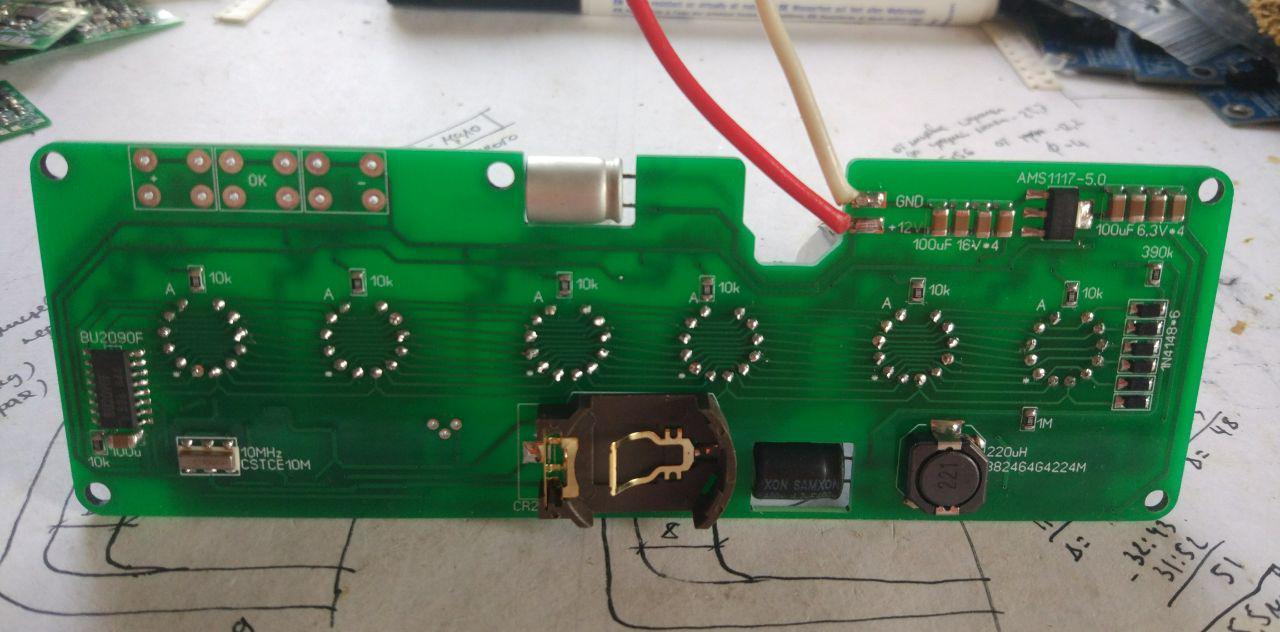 A short post about assembling a tube clock on IN-8-2 - My, Homemade, With your own hands, Needlework with process, Presents, Clock, Wood, Electronics, Longpost