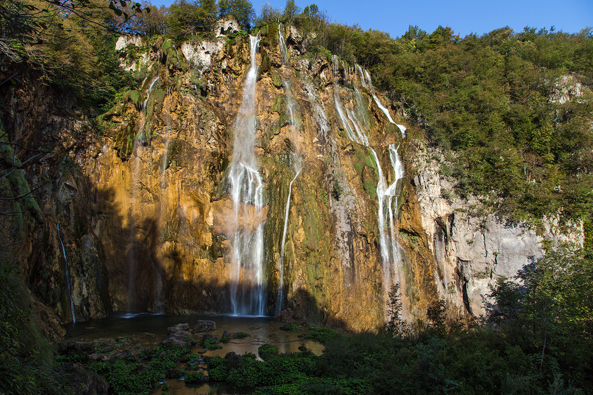 Waterfalls, waterfalls... Photo walker. Croatia - My, Waterfall, Lake, Croatia, Plitvice Lakes, Longpost, Nature