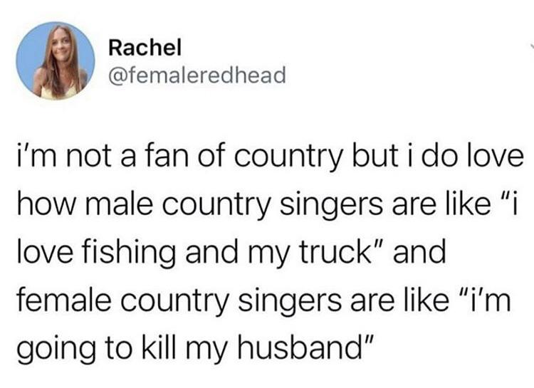 They also love to scream against a mountain background. - Country, Humor, Twitter, Music, Screenshot