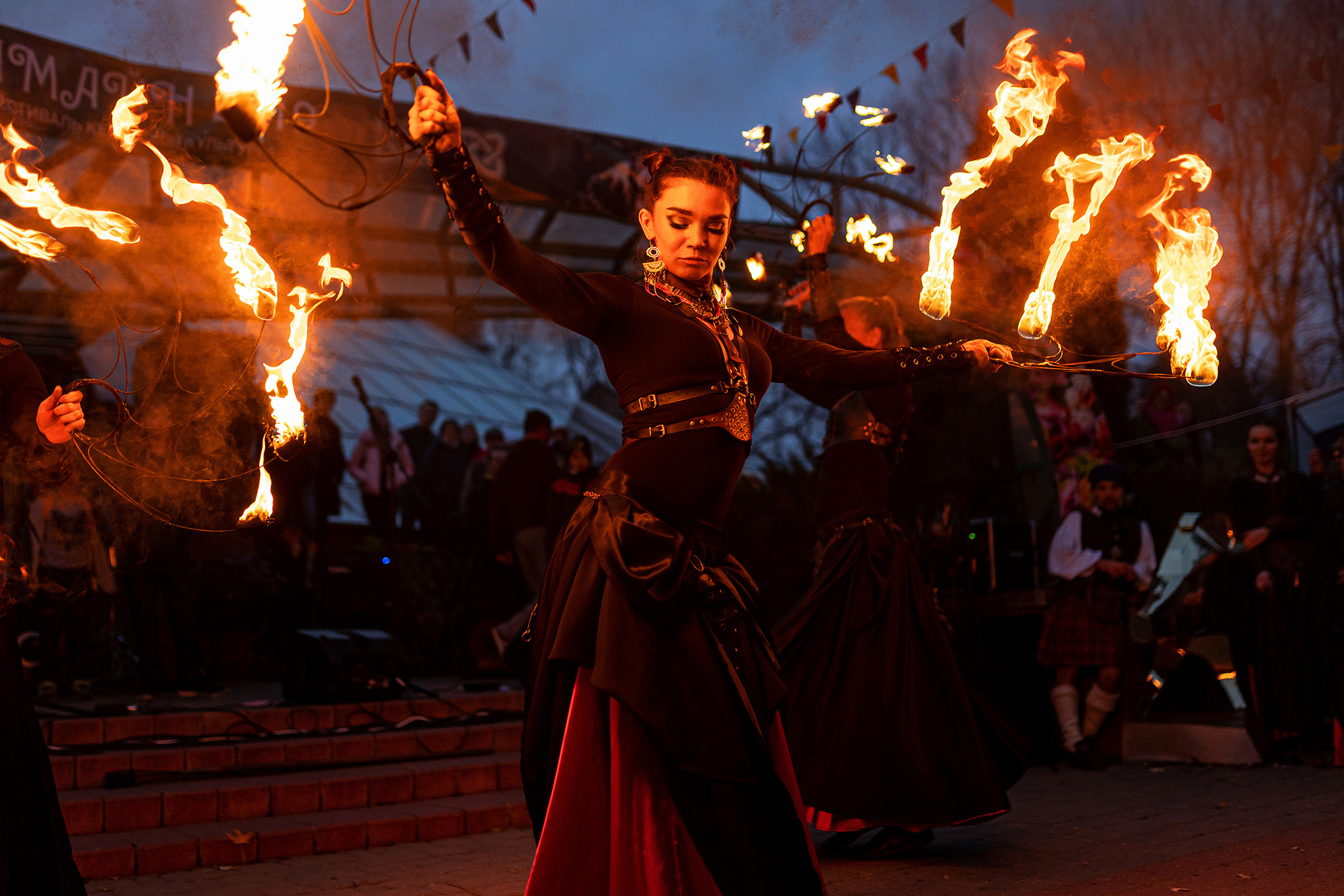 Samhain (Celtic Halloween) - My, Friday tag is mine, Samhain, Halloween, Holidays, The photo, Reportage, Celts, Fire, Longpost