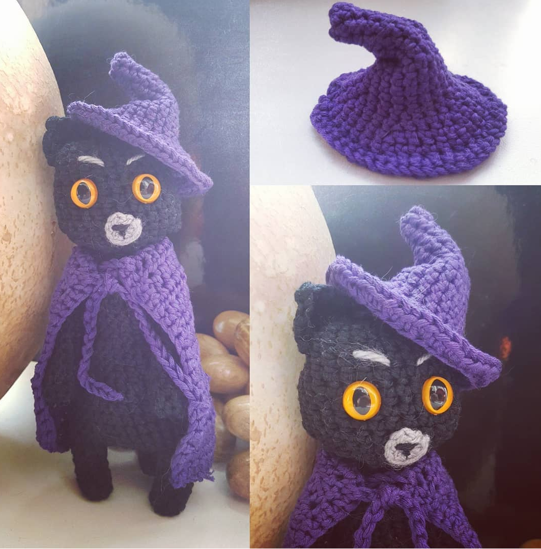 Halloween Contest - My, Halloween Contest, Black cat, With your own hands, Needlework without process, Longpost