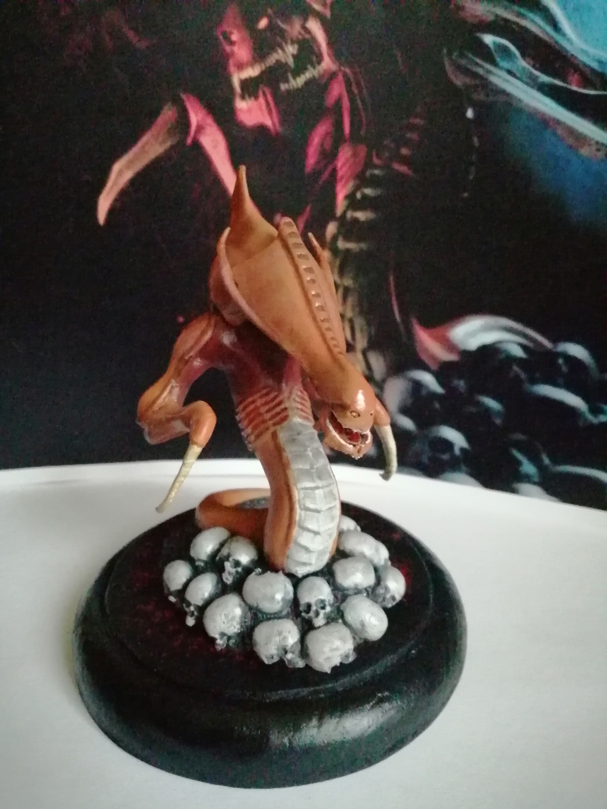 Hydralisk from StarCraft - My, Starcraft, Modeling, Hobby, Hydralisk, Longpost, Zerg