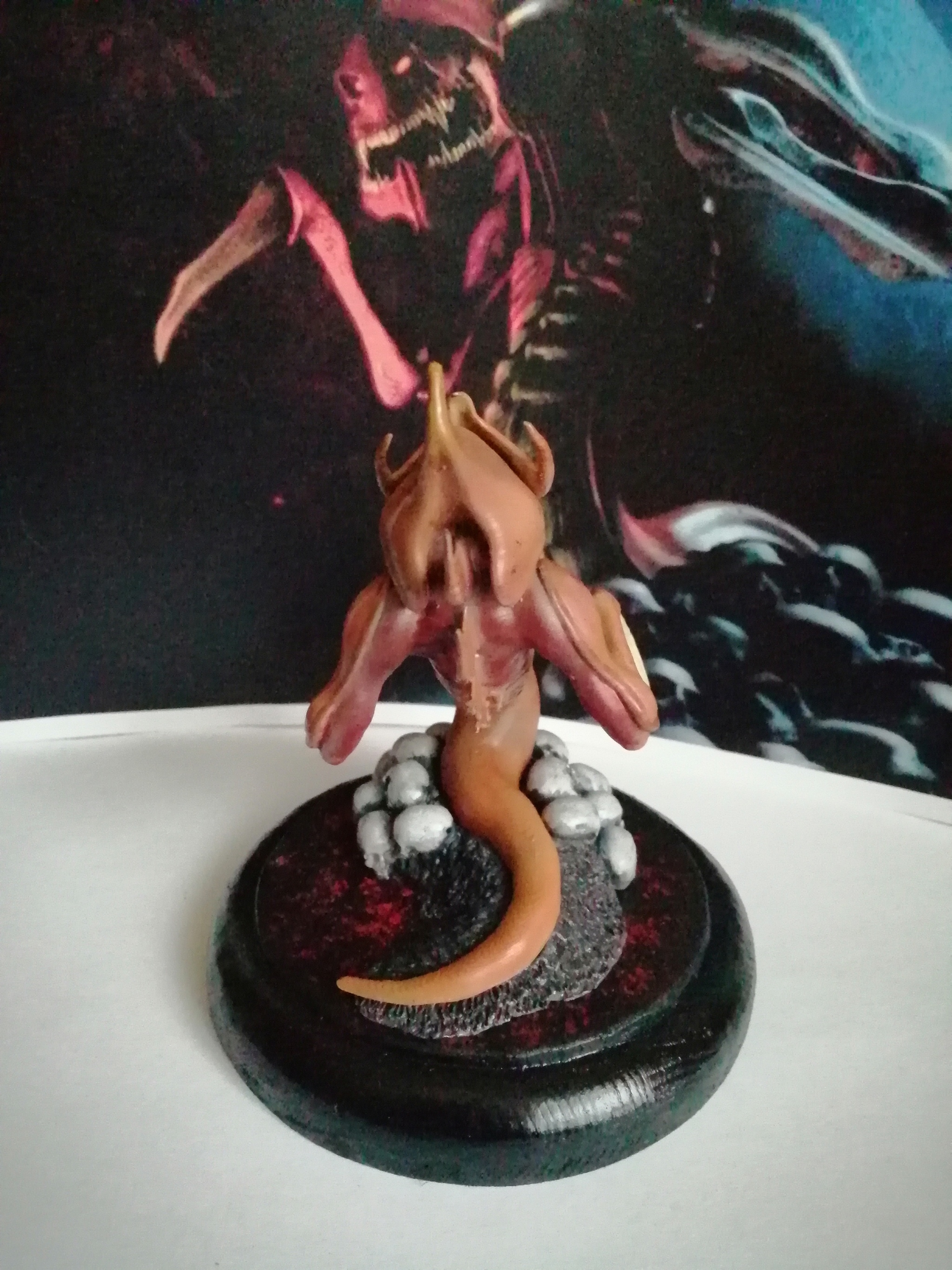 Hydralisk from StarCraft - My, Starcraft, Modeling, Hobby, Hydralisk, Longpost, Zerg