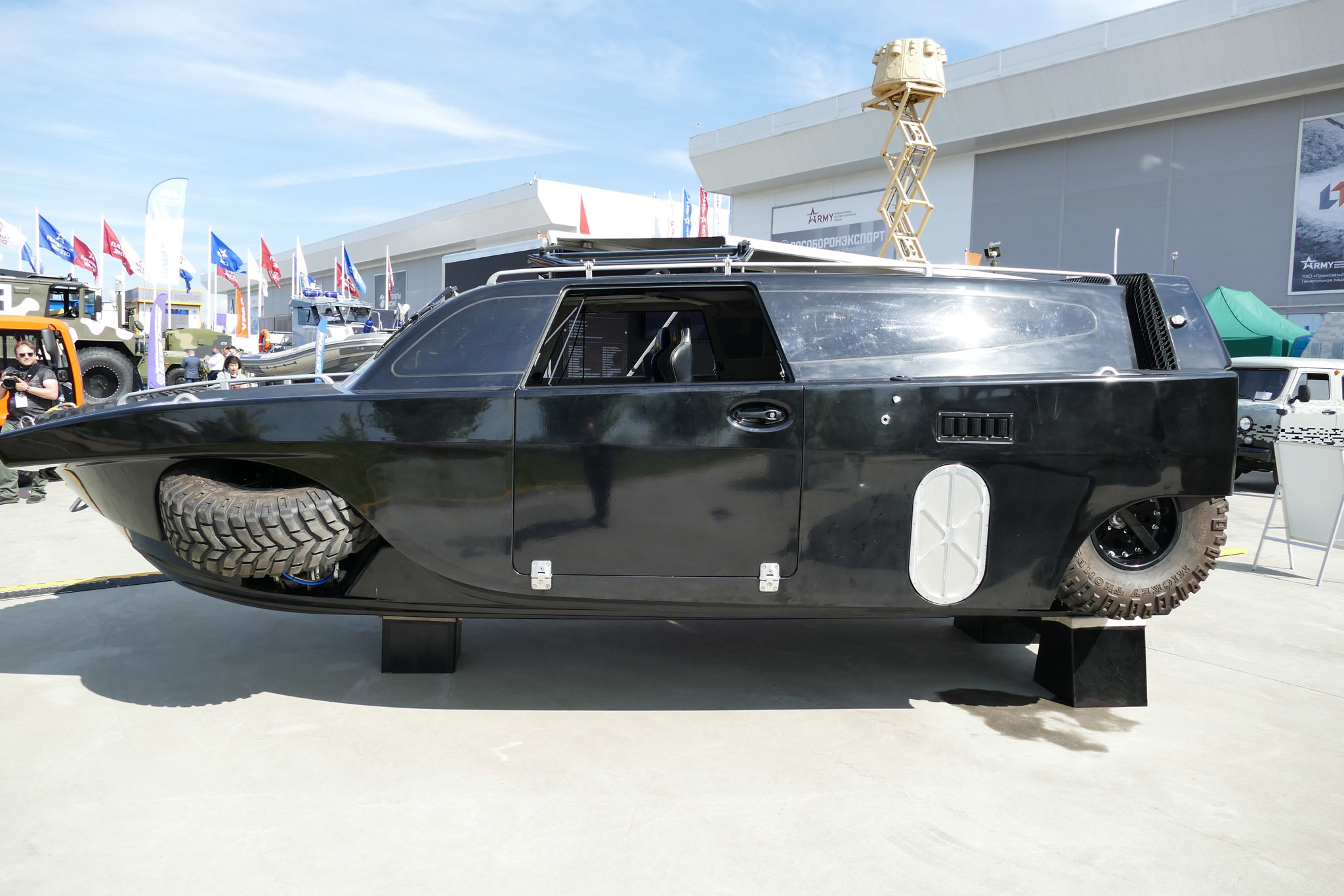 Drozd at the military-technical forum Army-2020 - Amphibious all-terrain vehicle, Amphibian, Longpost, Army