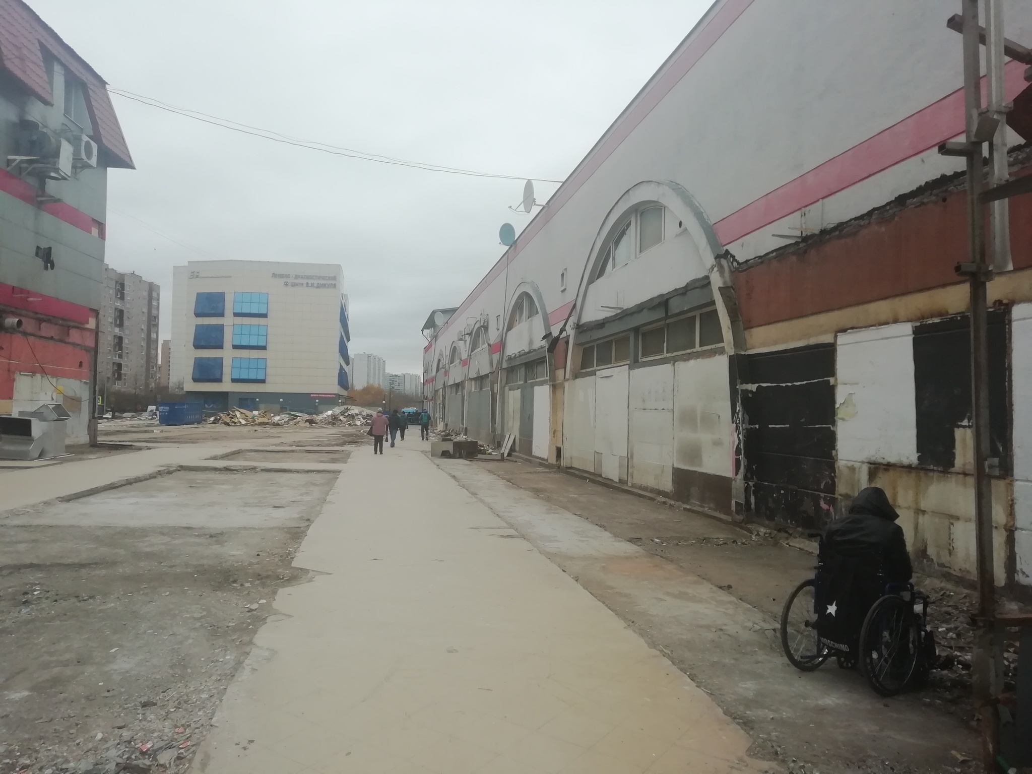 Moscow. Demolition of the Bars-2 market in Maryino - Politics, Negative, Maryino, Market, Sergei Sobyanin, Road, Longpost