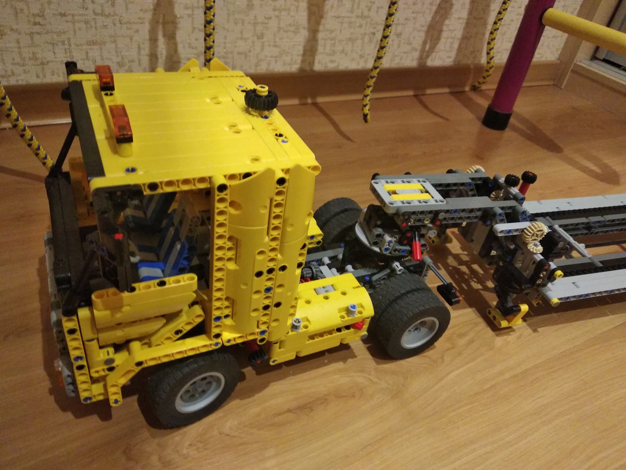 Flatbed truck - My, Constructor, Lego technic, Longpost