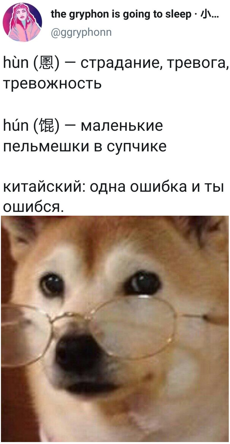 Difficulties of studying - Chinese, Twitter, Screenshot, Dog, Translation, Memes