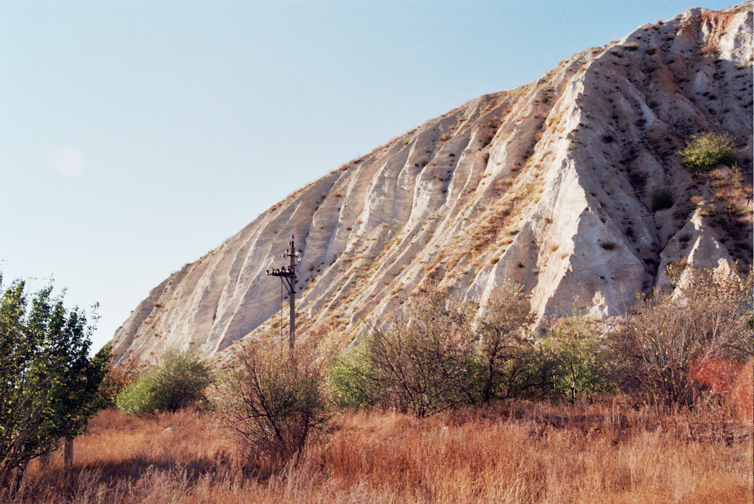 Slavyansk and its chalk mountains - My, Kodak, Landscape, The photo, Retro, Longpost