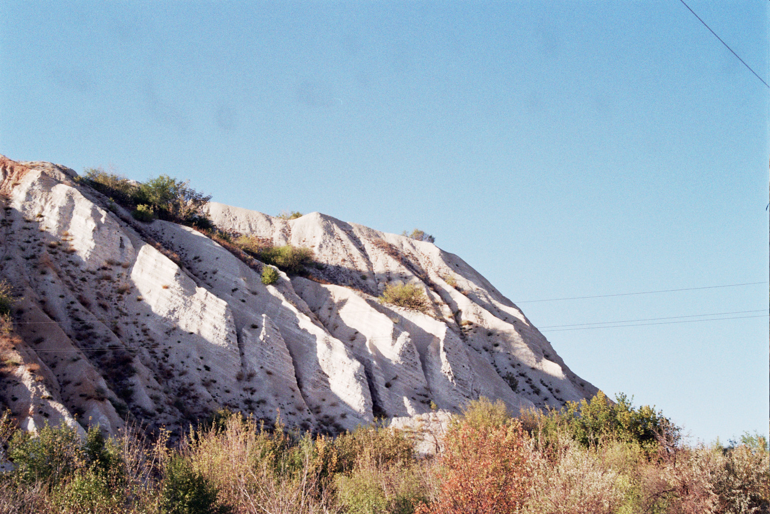 Slavyansk and its chalk mountains - My, Kodak, Landscape, The photo, Retro, Longpost