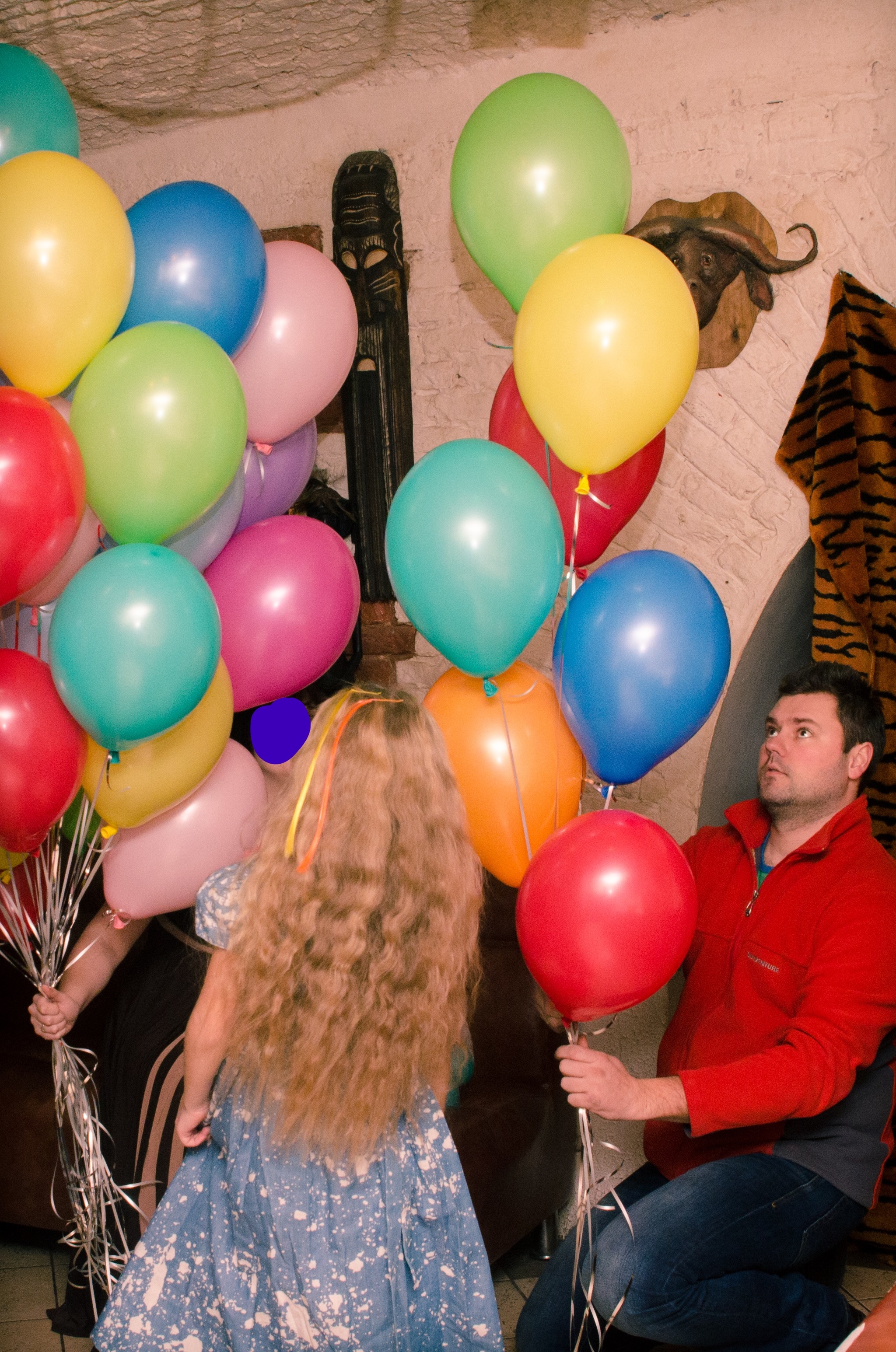 Good and evil balloons - My, Children, Holidays, Air balloons, Longpost