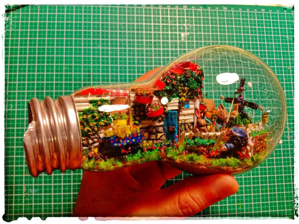 Handmade lamp in Zootopia style - My, Hobby, With your own hands, Modeling, Handmade, Diorama, Souvenirs, Art, Zootopia, Таймлапс, Gimmick, Entertainment, Children, Childhood, Miniature, Hype, Trend, Longpost