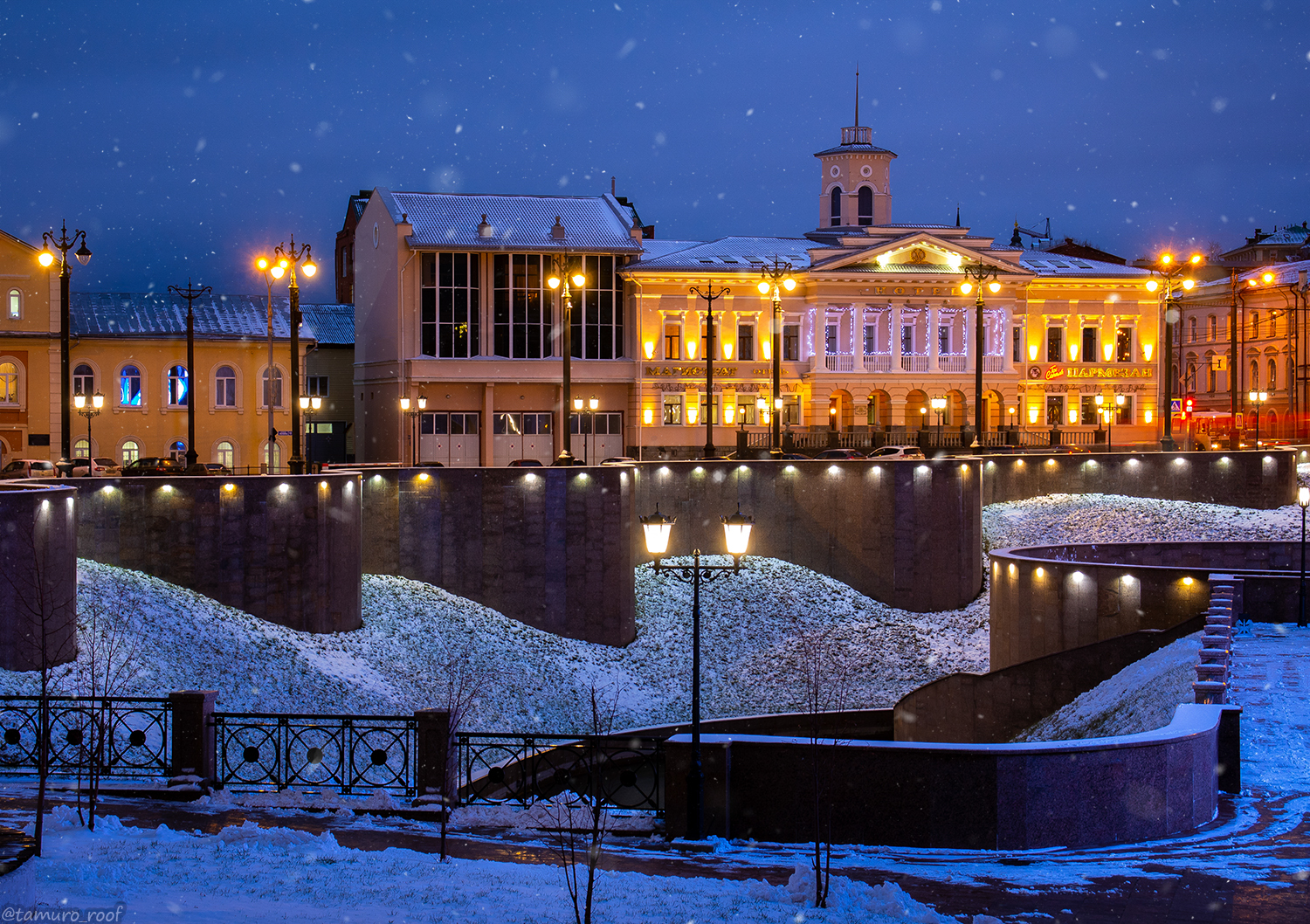 Evening Tomsk - My, The photo, Tomsk, Photographer, Landscape, Architecture, Russia, Street photography