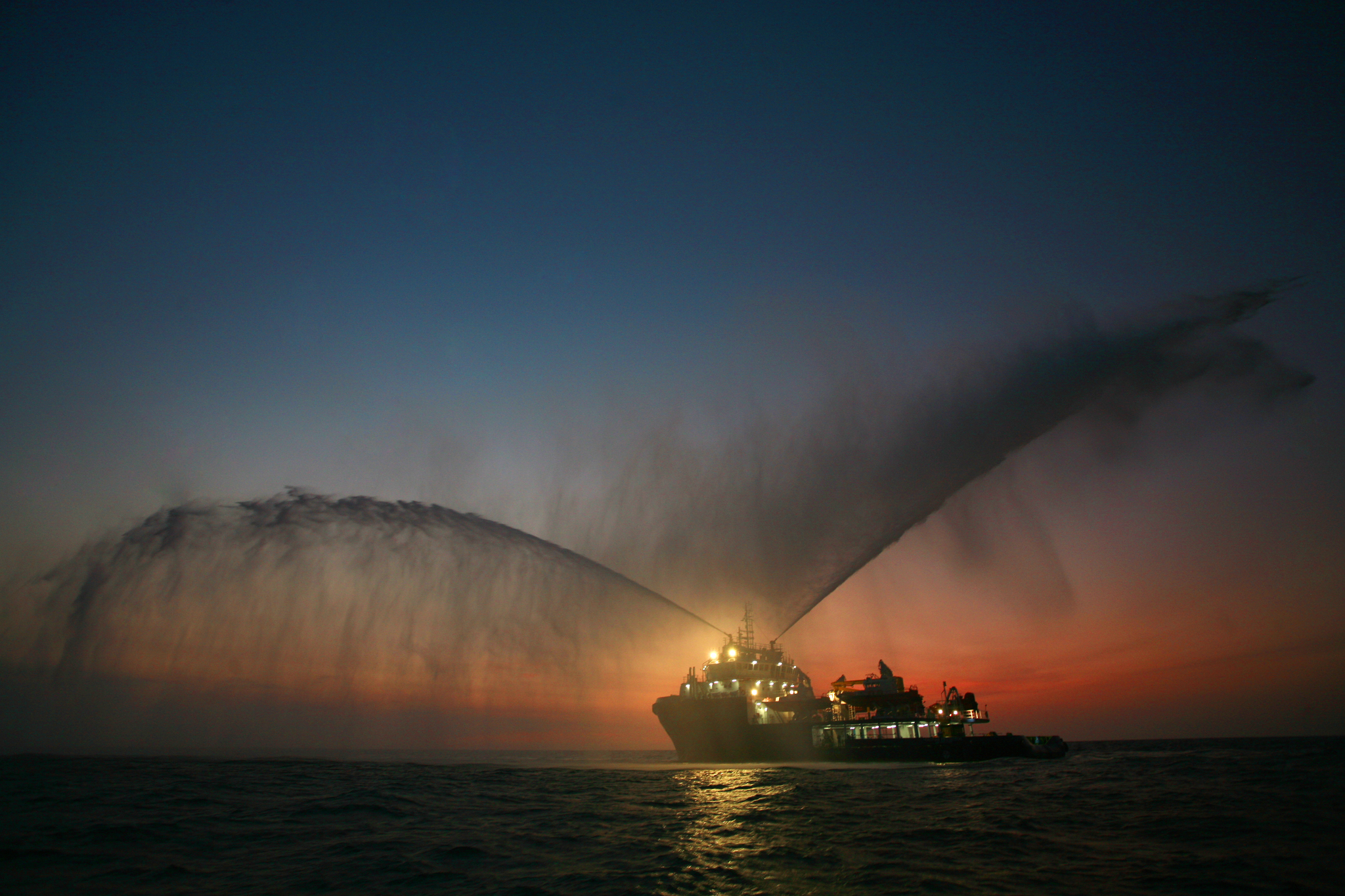 My work place - My, Sea, Vessel, Sunset, Longpost, The photo