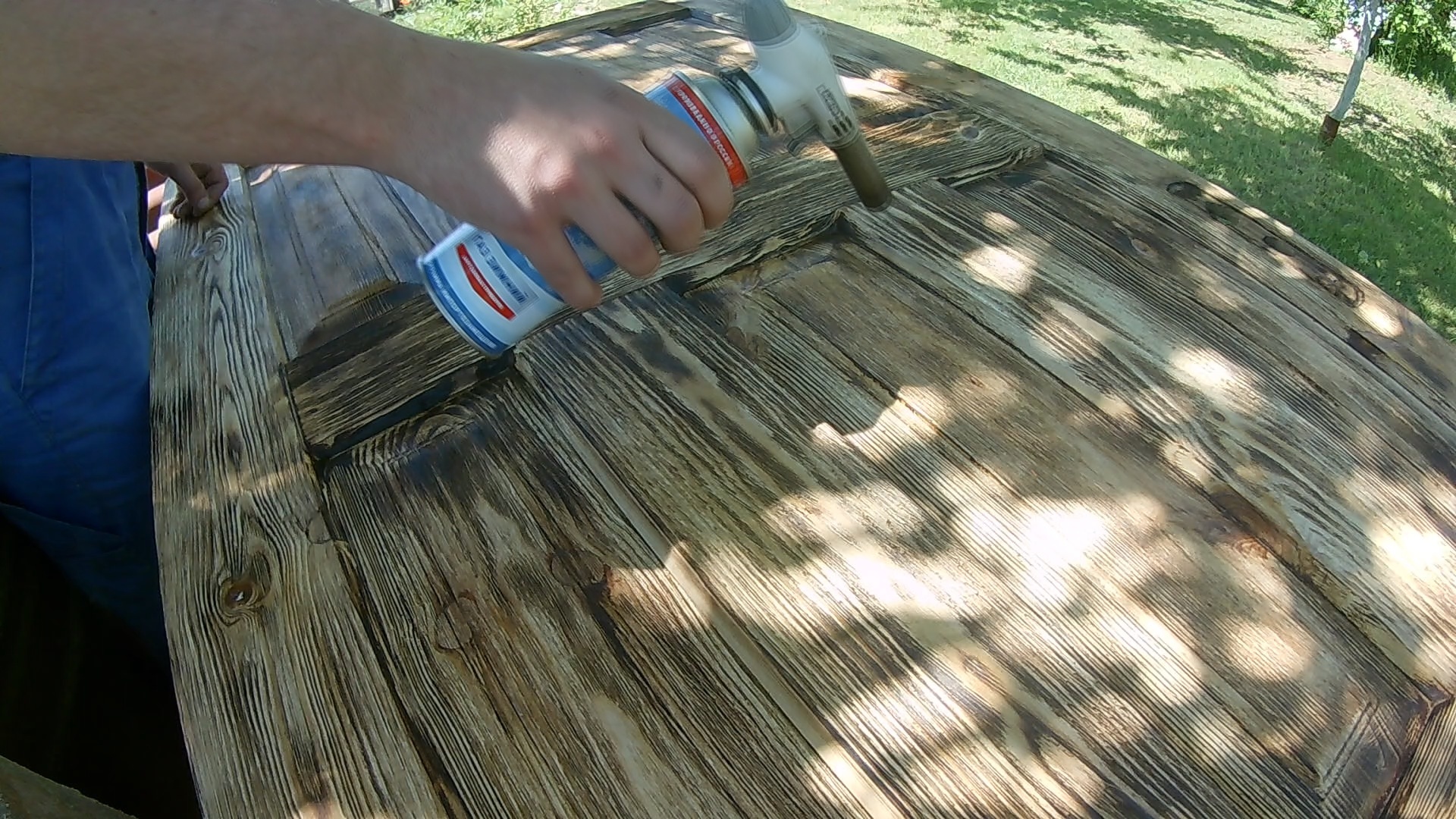 Brushing the door. Door in Loft style - My, Paints, With your own hands, Video, Longpost