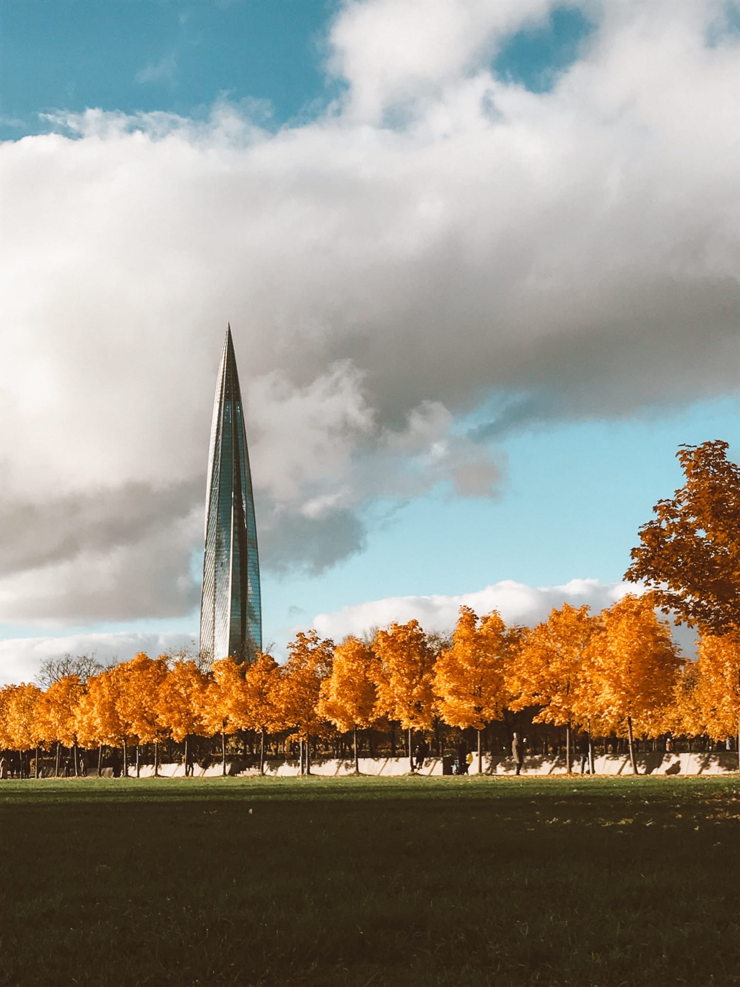 Tower - Saint Petersburg, Lakhta Center, Autumn