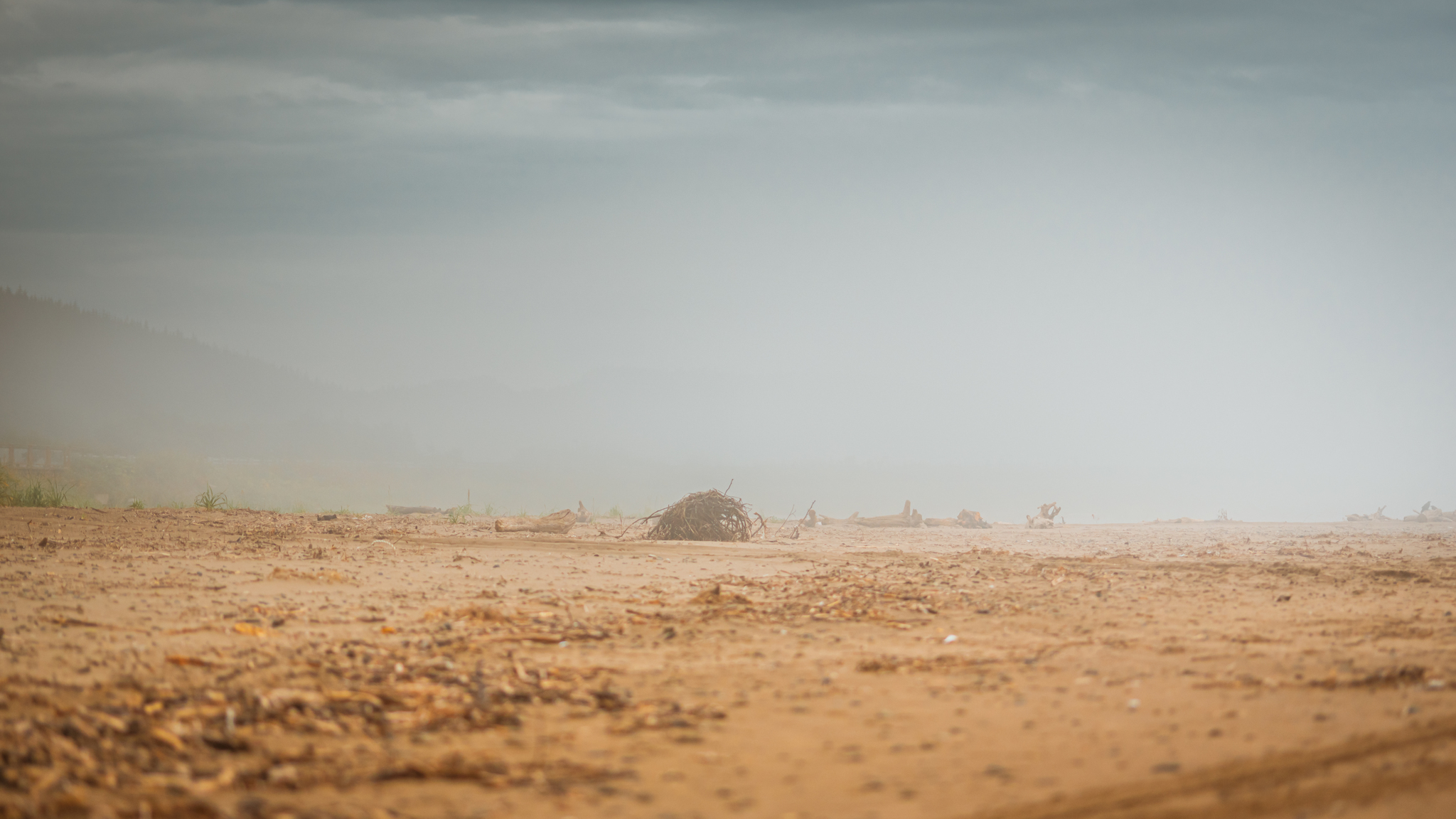 Foggy morning. Part two - My, Sea, Fog, Morning, Sakhalin, Nature, The mountains, Road, Atmosphere, Longpost