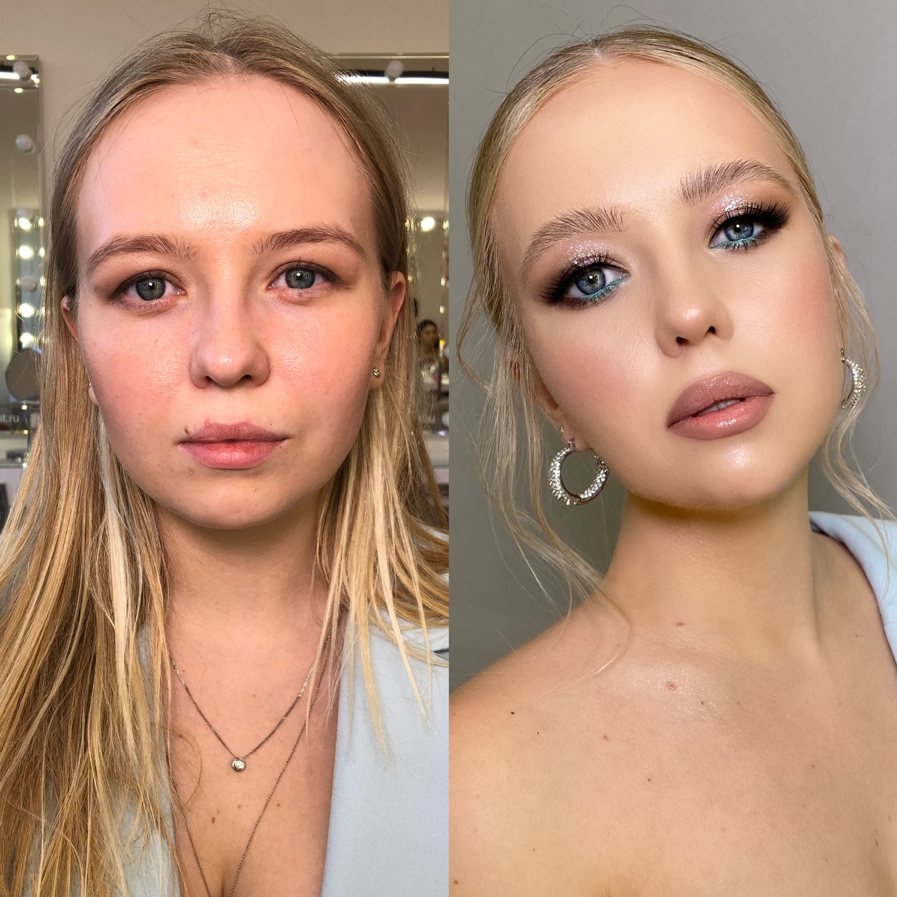 Makeup before/after - My, Visagiste, It Was-It Was, Makeup, beauty, Longpost