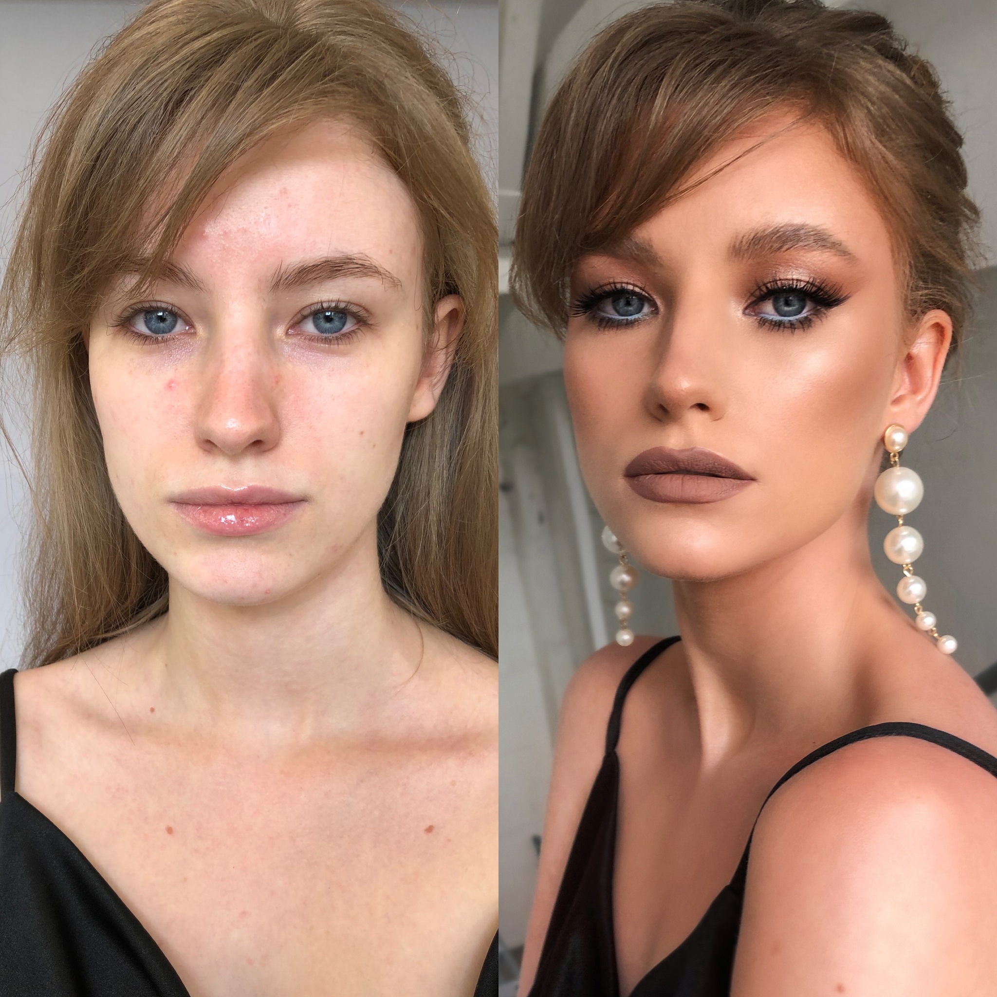 Makeup before/after - My, Visagiste, It Was-It Was, Makeup, beauty, Longpost