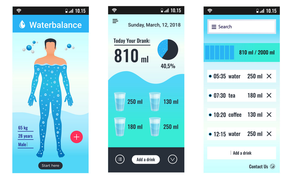 Useful smartphone: 4 health apps that we are not ashamed to recommend to patients - My, Appendix, Smartphone, Health, Fitness, White noise, Water, Sport, Healthy lifestyle, Useful, Telephone, Black mirror, Longpost