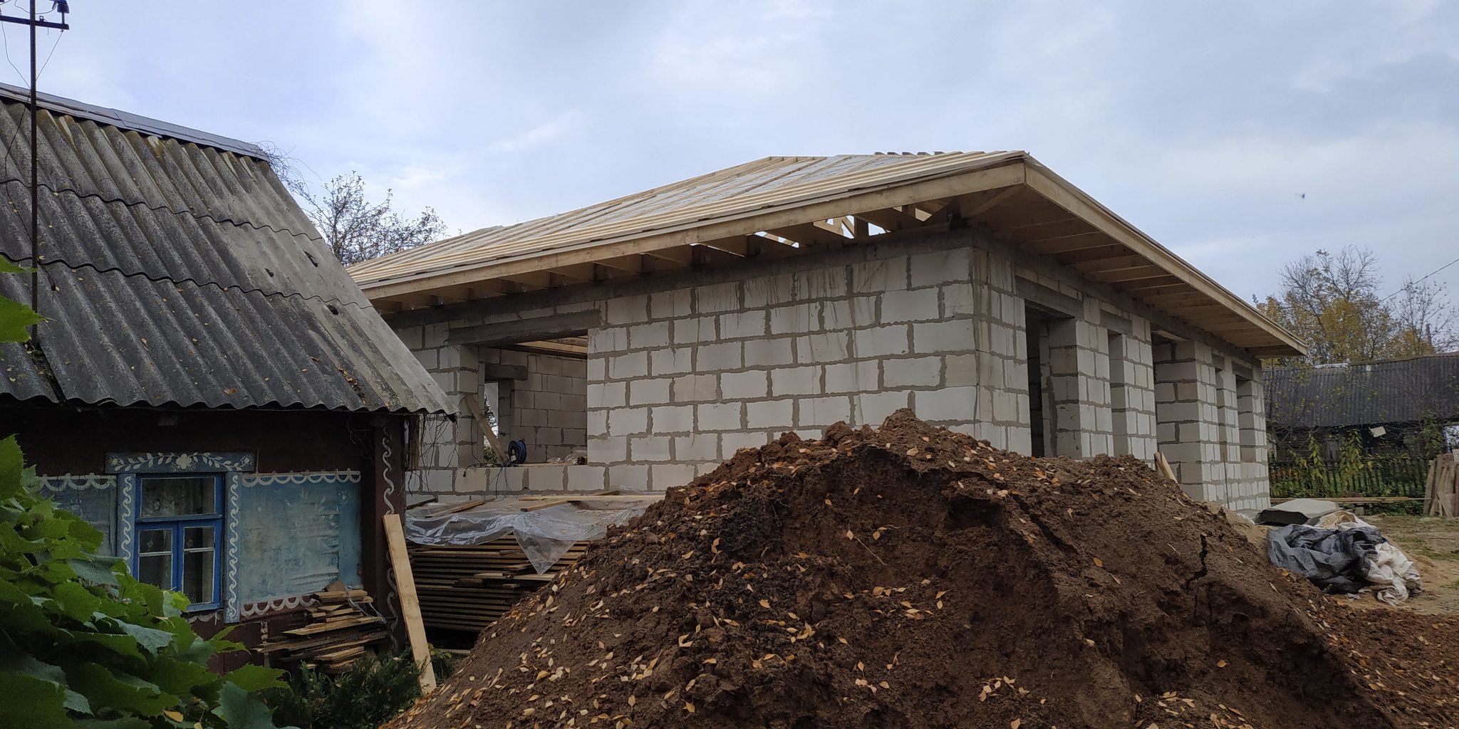 How I build a house. Part 6 Roof and windows - My, Construction, Building, Home construction, Roof, Republic of Belarus, Longpost