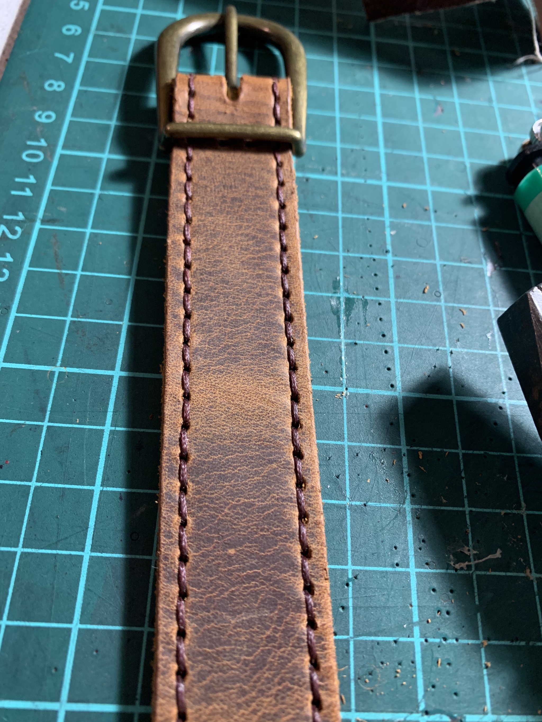 How I made my own leather bag. Part 2 - My, Master Class, Leather products, Сумка, With your own hands, Handmade, Leather craft, Natural leather, Mat, Longpost, Needlework with process