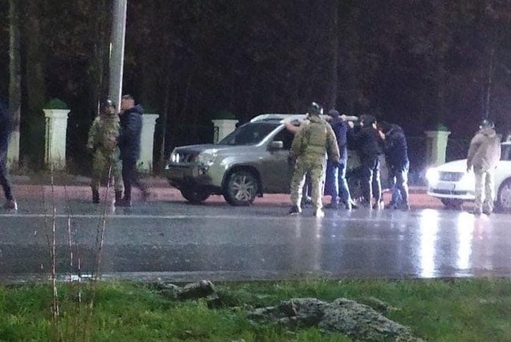 Several dozen natives of Azerbaijan decided to celebrate the victory in Karabakh and staged a car rally through the streets of Tomsk, but were detained - Tomsk, Azerbaijanis, Police, Rally, Video, Longpost, Nagorno-Karabakh, Negative