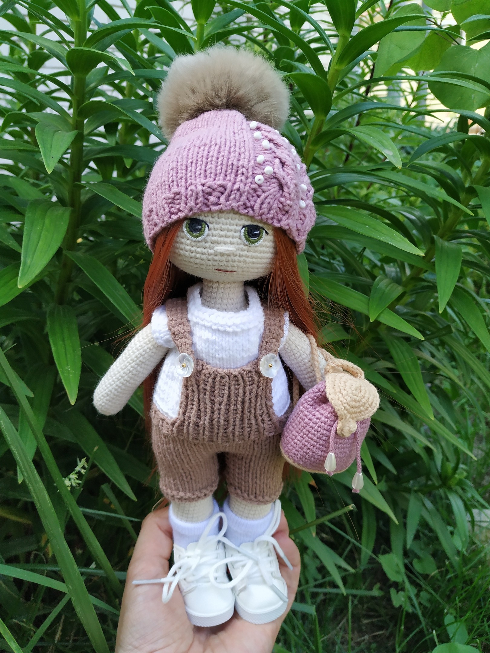 Handmade doll - My, Crochet, Doll, Needlework without process, Longpost