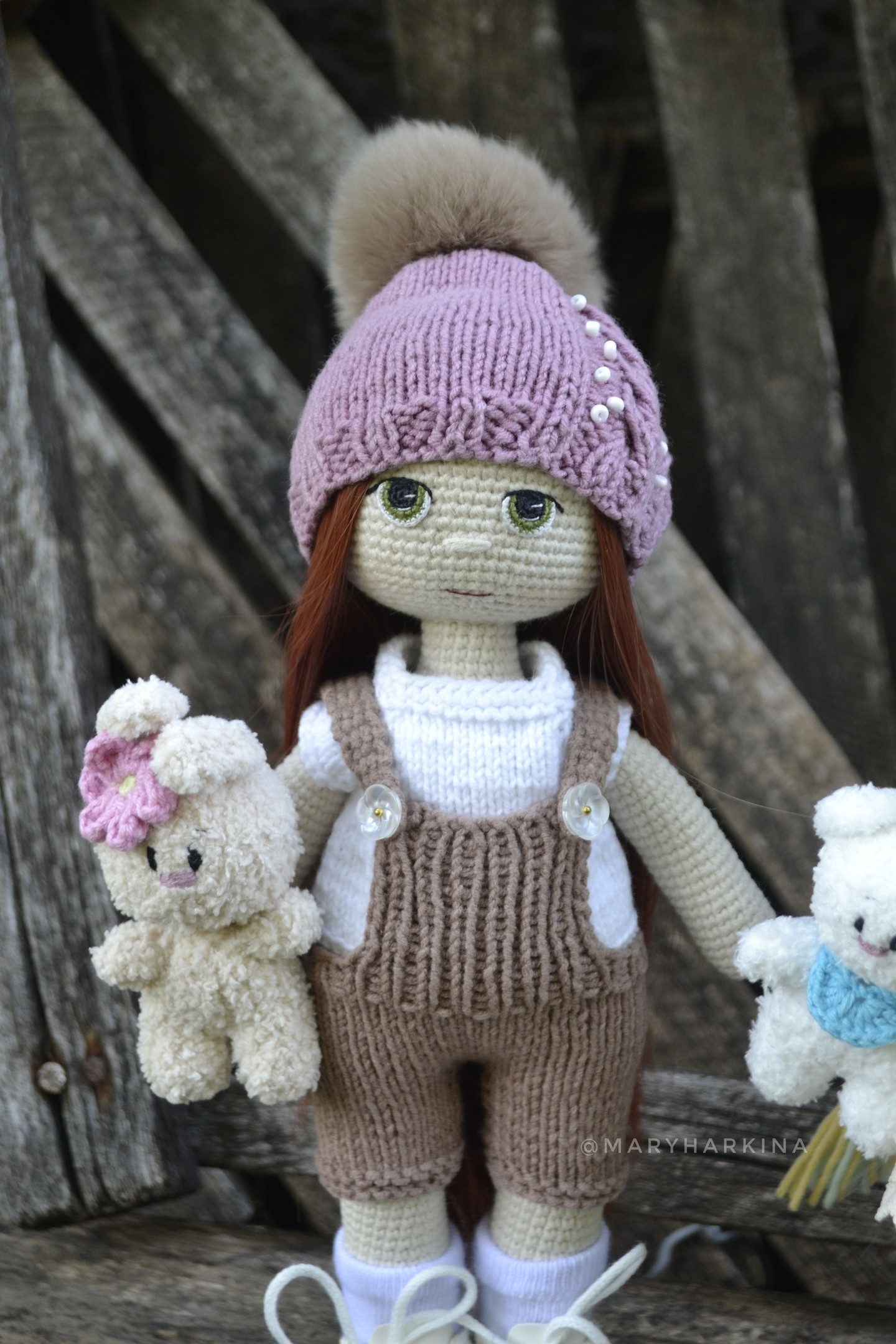 Handmade doll - My, Crochet, Doll, Needlework without process, Longpost