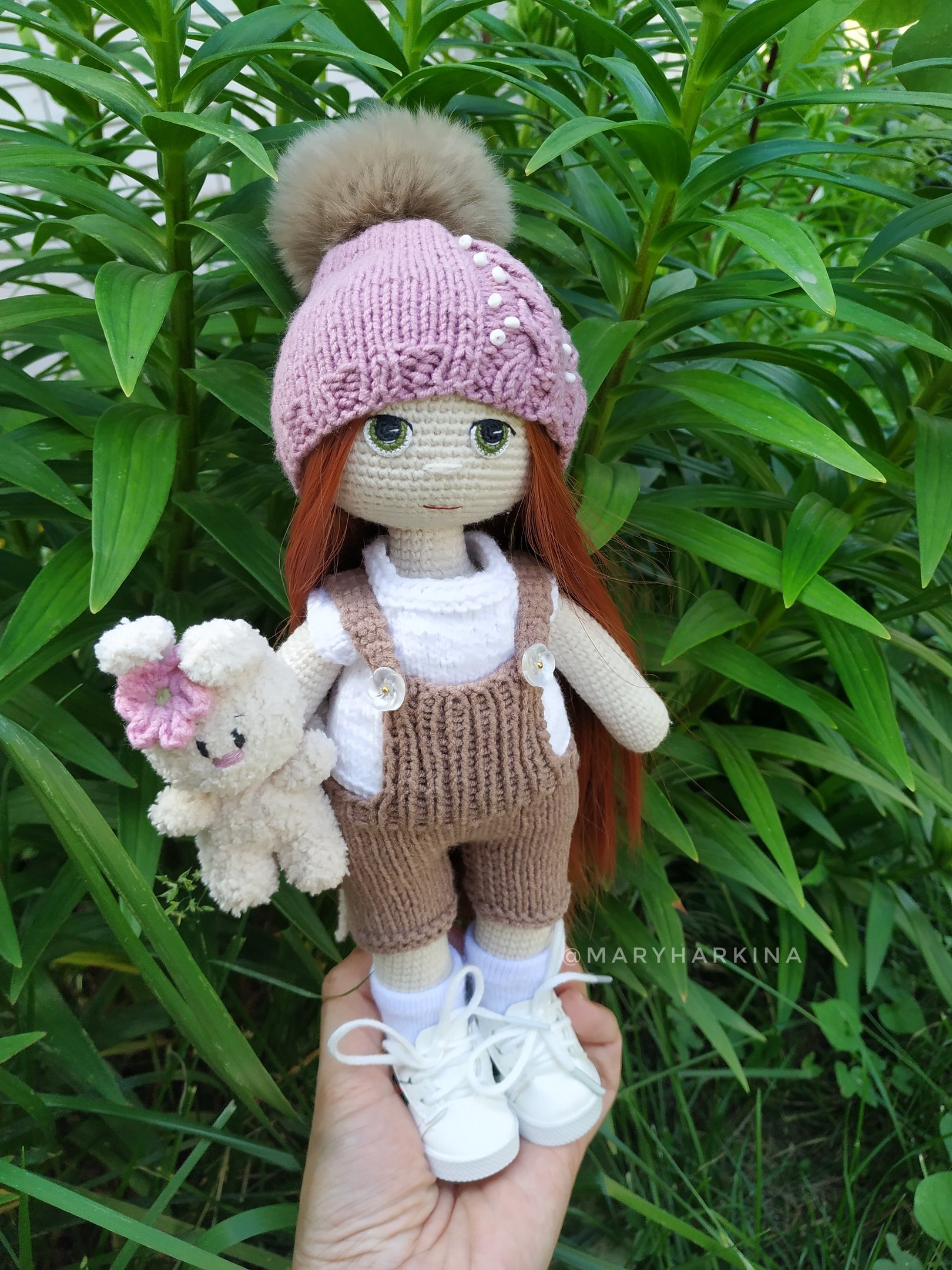 Handmade doll - My, Crochet, Doll, Needlework without process, Longpost