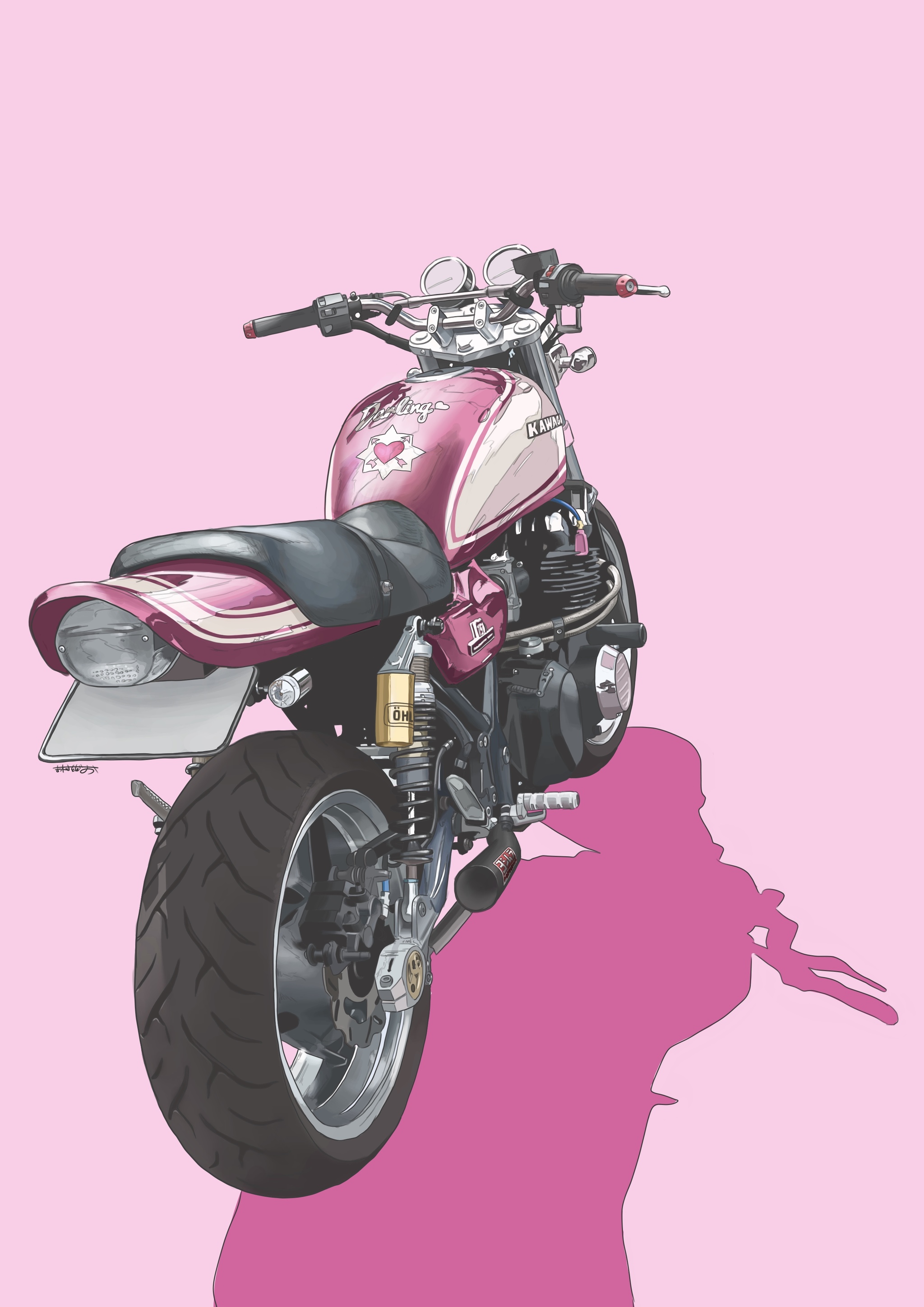 Post #7830686 - Moto, Motorcycles, Art, Honda, Kawasaki, Aprilia, Longpost