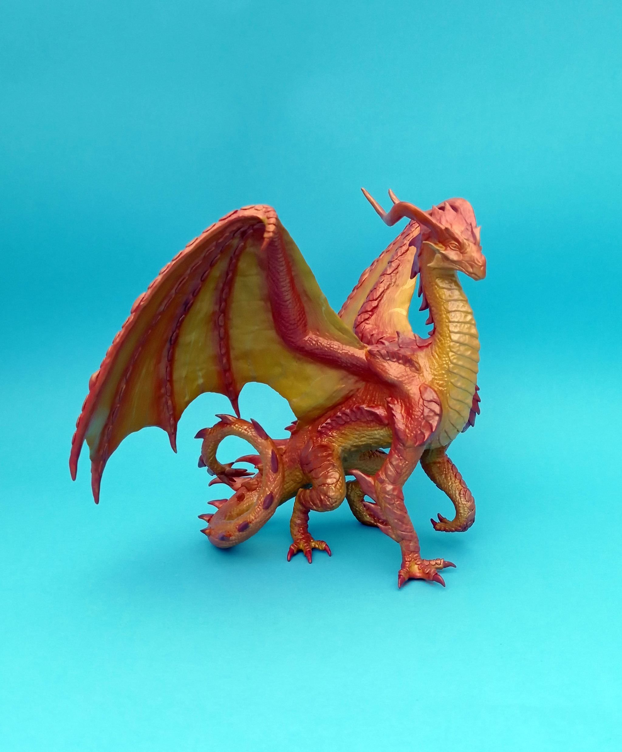 Little autumn dragon - My, The Dragon, Creation, Longpost, With your own hands, Needlework without process, Polymer clay