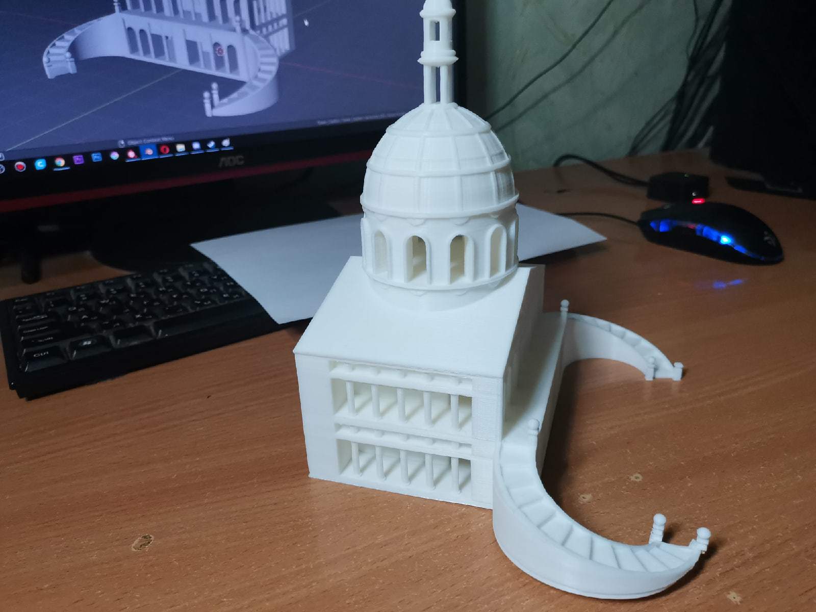 Герои 3. Город Башня. Капитолий (3D print) - Моё, HOMM III, Герои меча и магии, 3D моделирование, 3D, Anycubic, Длиннопост