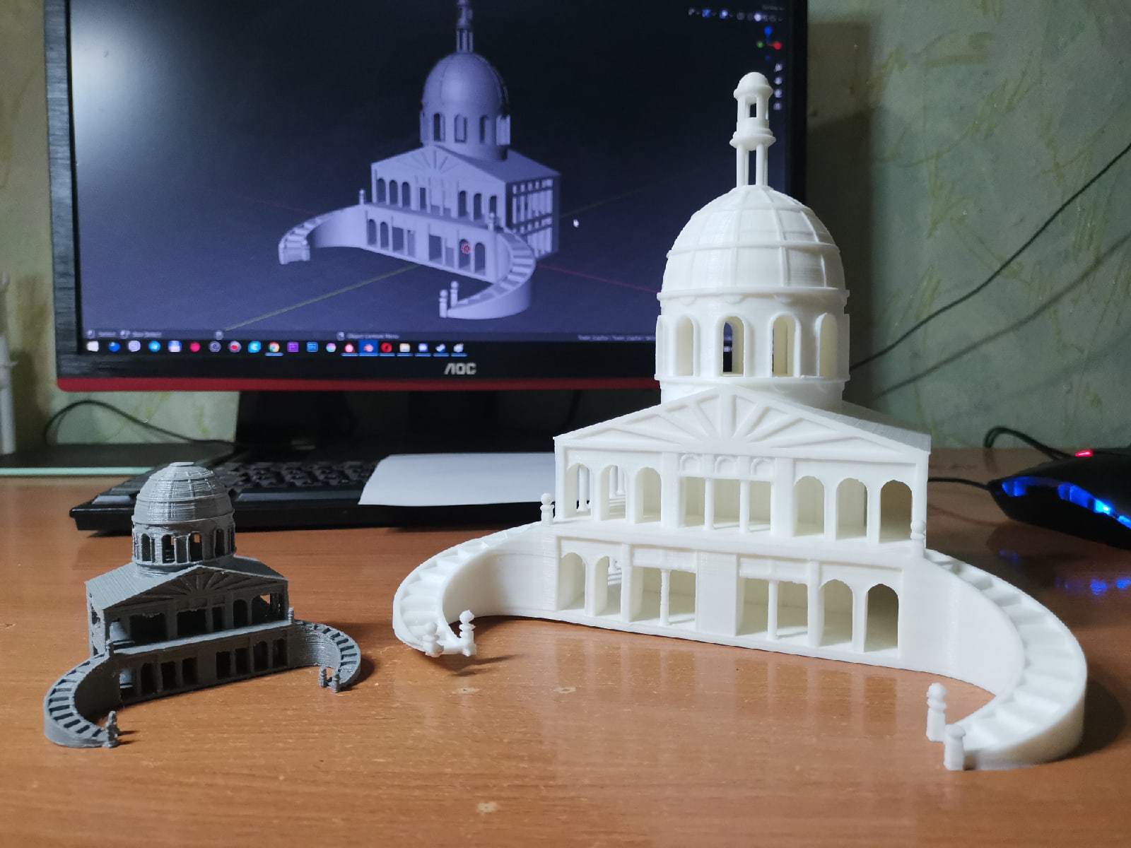 Герои 3. Город Башня. Капитолий (3D print) - Моё, HOMM III, Герои меча и магии, 3D моделирование, 3D, Anycubic, Длиннопост