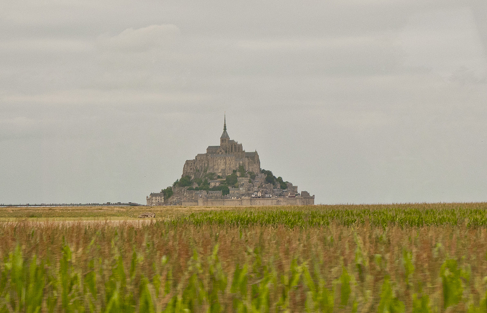 Abbey right on the sea - My, France, Island, Abbey, Longpost, Mont Saint Michel