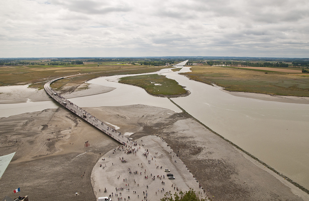 Abbey right on the sea - My, France, Island, Abbey, Longpost, Mont Saint Michel