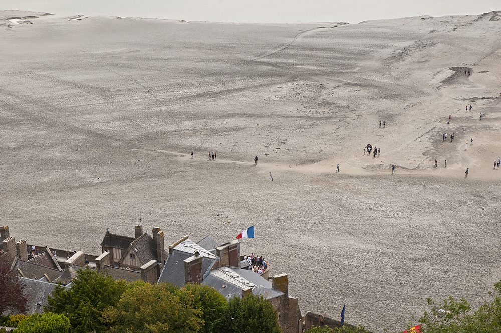 Abbey right on the sea - My, France, Island, Abbey, Longpost, Mont Saint Michel