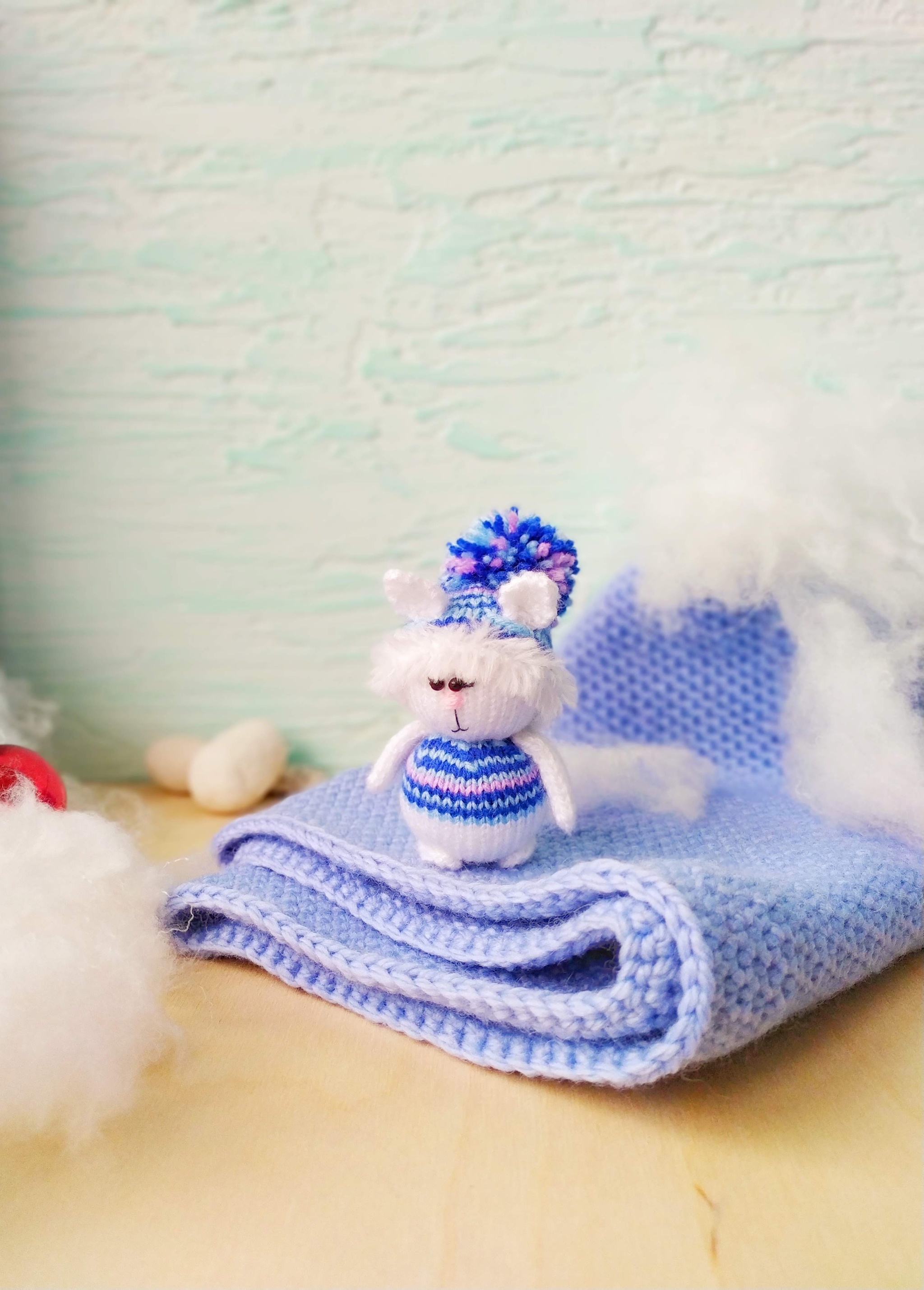 SkillsCREATE - My, Knitted toys, A gift of fate, Milota, Handmade, New Year, Interior toy, Longpost